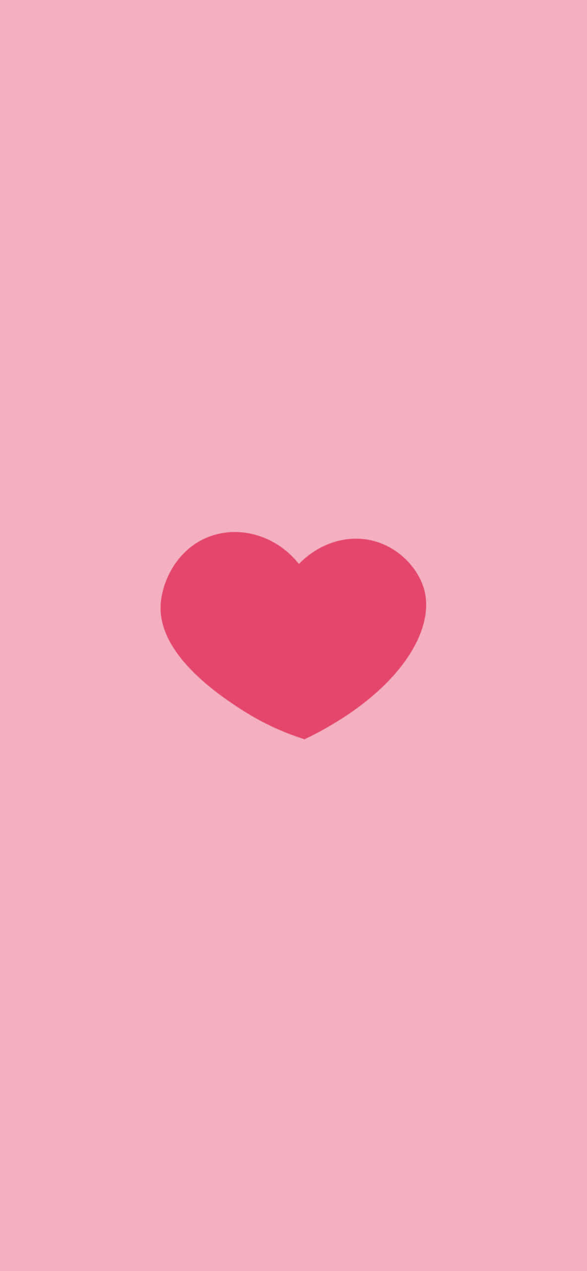 isang pink na puso sa isang pink na background Wallpaper