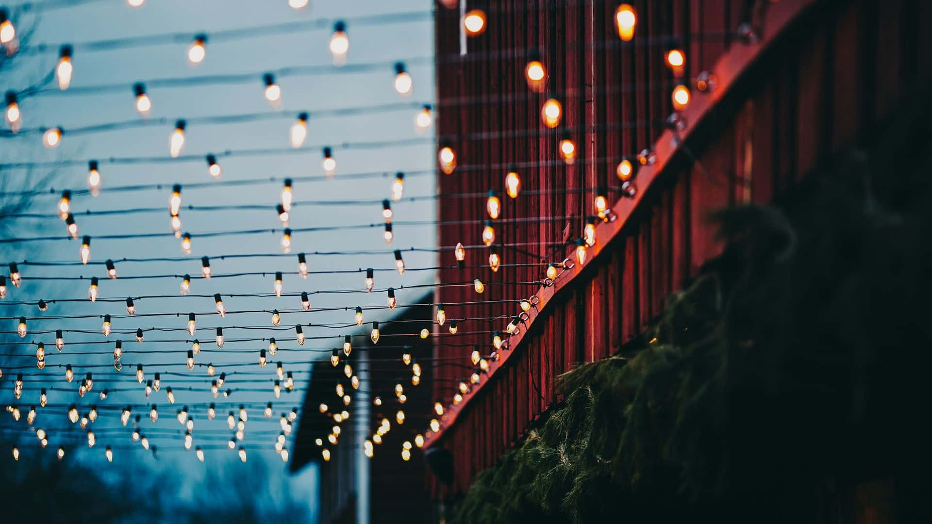 Isang pista at aesthetic na background ng Pasko Wallpaper