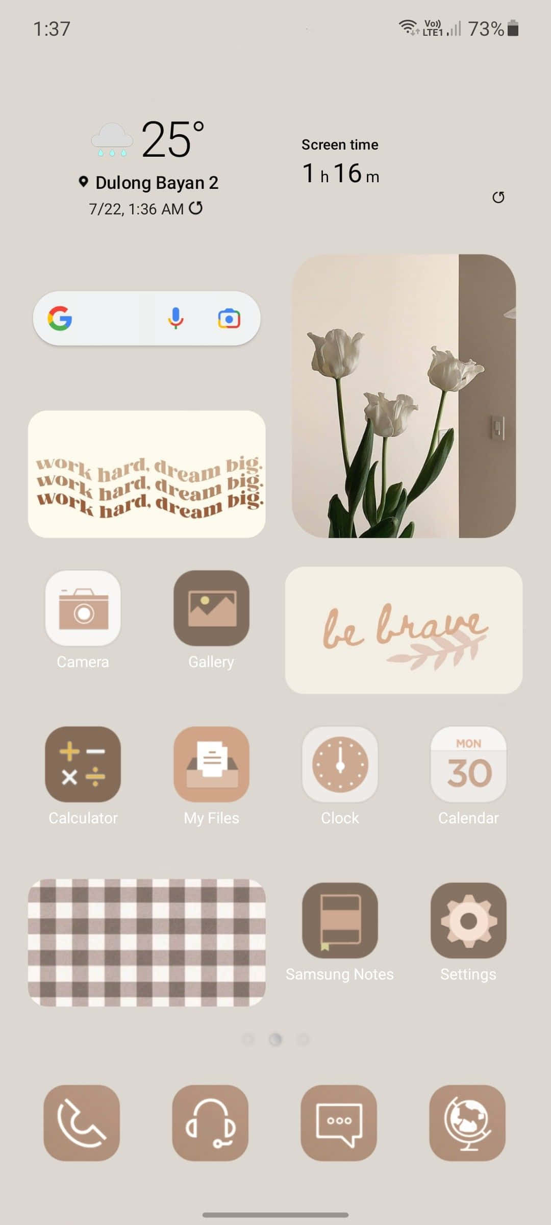 isang screenshot ng home screen ng isang android phone Wallpaper
