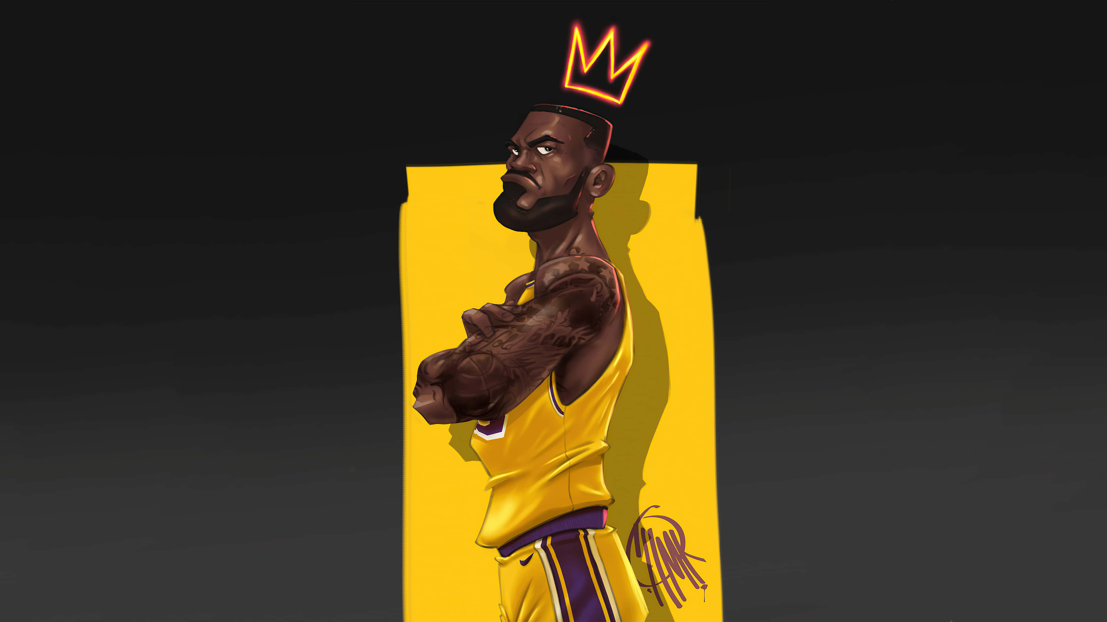 Isang Studio Basketball Court sa 4K Resolution Wallpaper