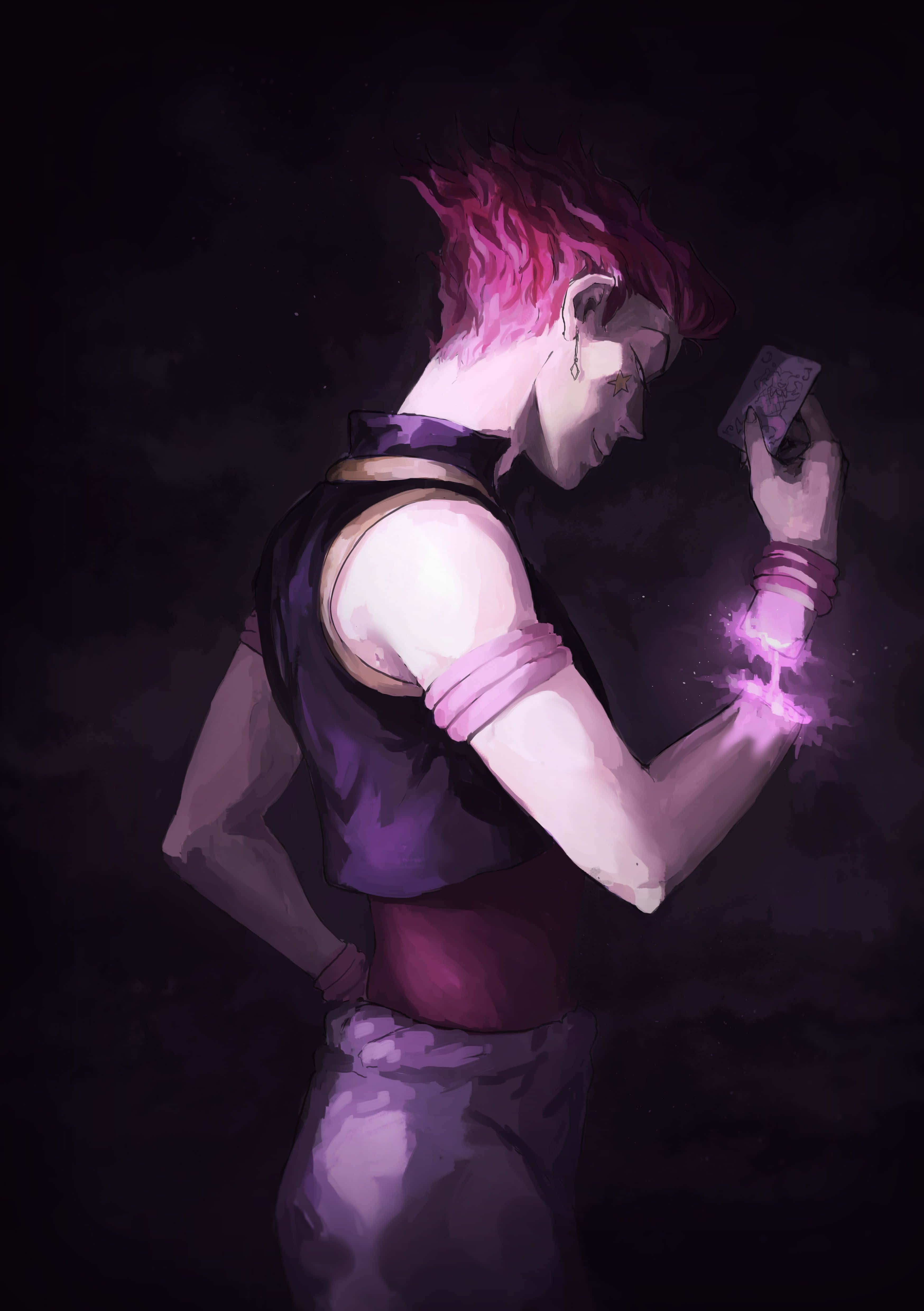 Isang sulyap ng kapangyarihan ni Hisoka Wallpaper