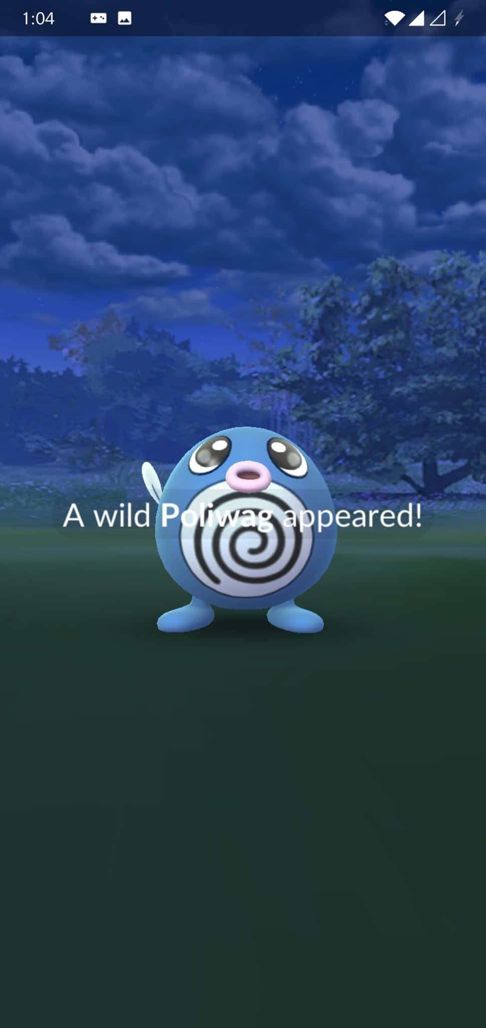 Isang Wild Na Poliwag Ay Nagpakita Wallpaper
