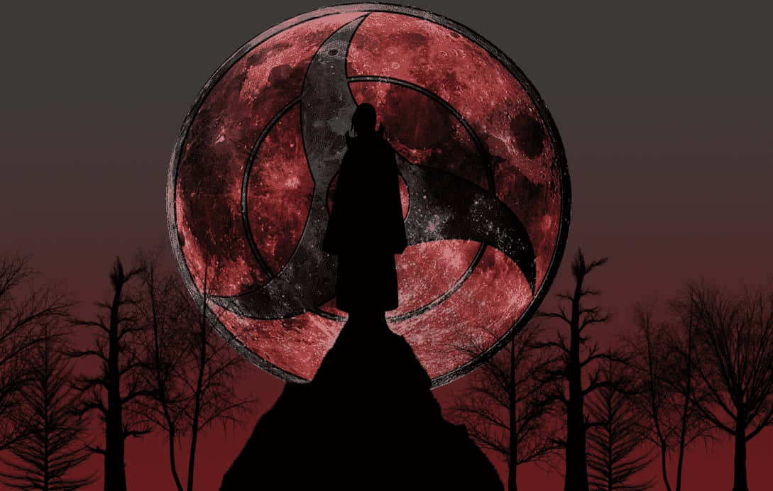 Itachi Uchiha na Nagmamasid sa Kalangitan ng Gabi Wallpaper