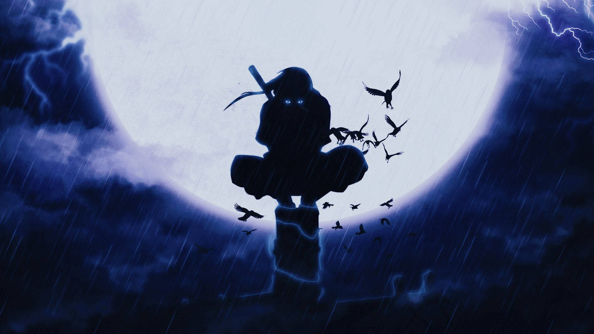 Itachi Uchiha – Siya na Kumokontrol sa Gabi Wallpaper