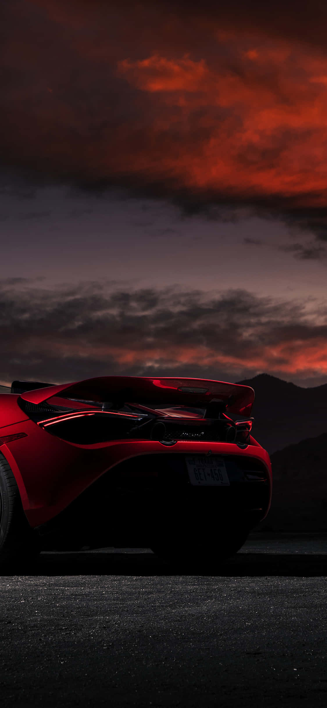 "Itakda para sa bilis at estilo, ang iPhone Xs Mclaren 720s" Wallpaper