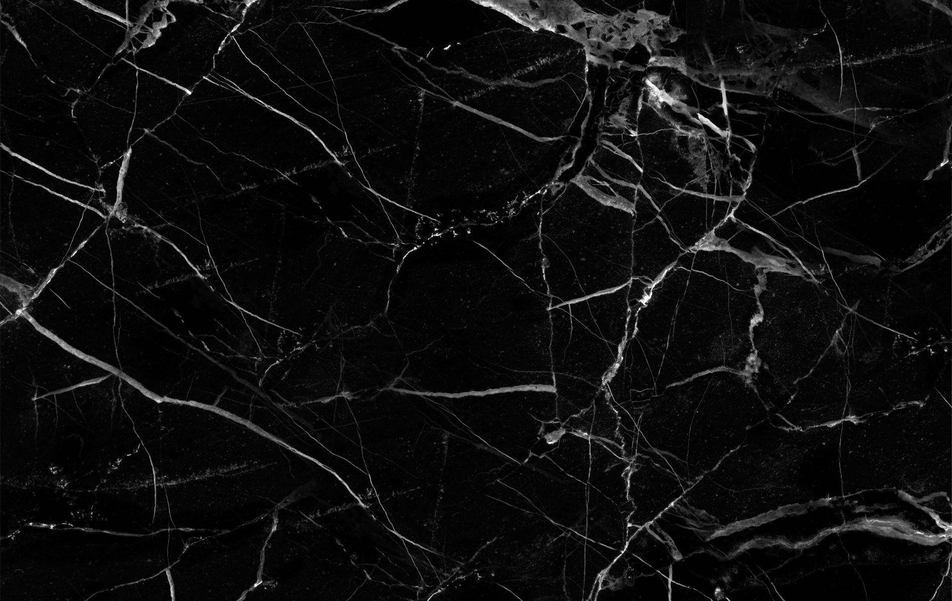 Itim at Puting Aesthetic na Marmol Wallpaper