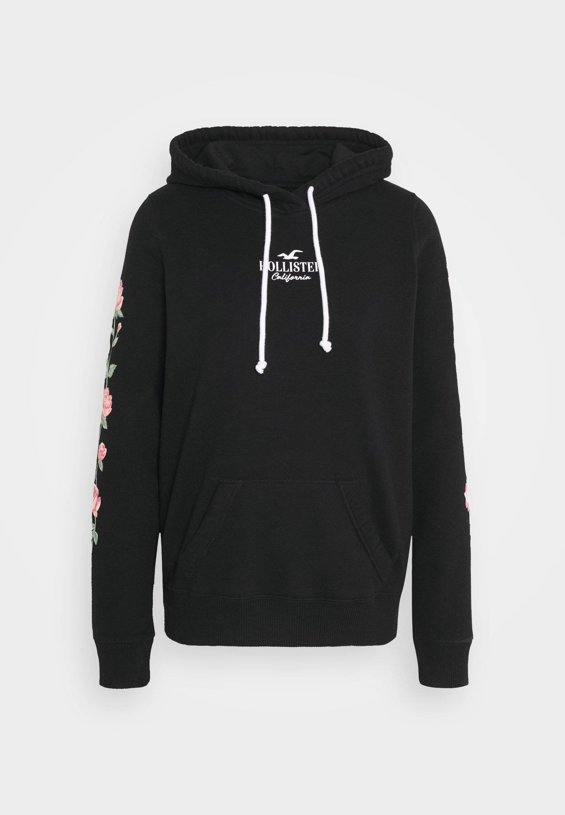 Itim na Hollister na Hoodie na Jacket Wallpaper