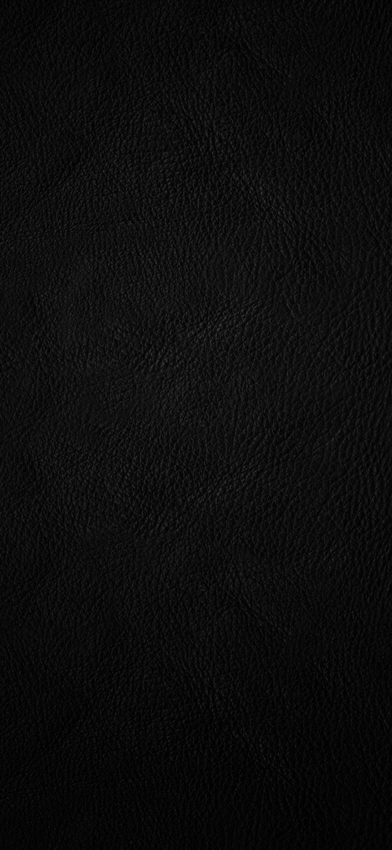 Itim na Plain Leather para sa iPhone Wallpaper