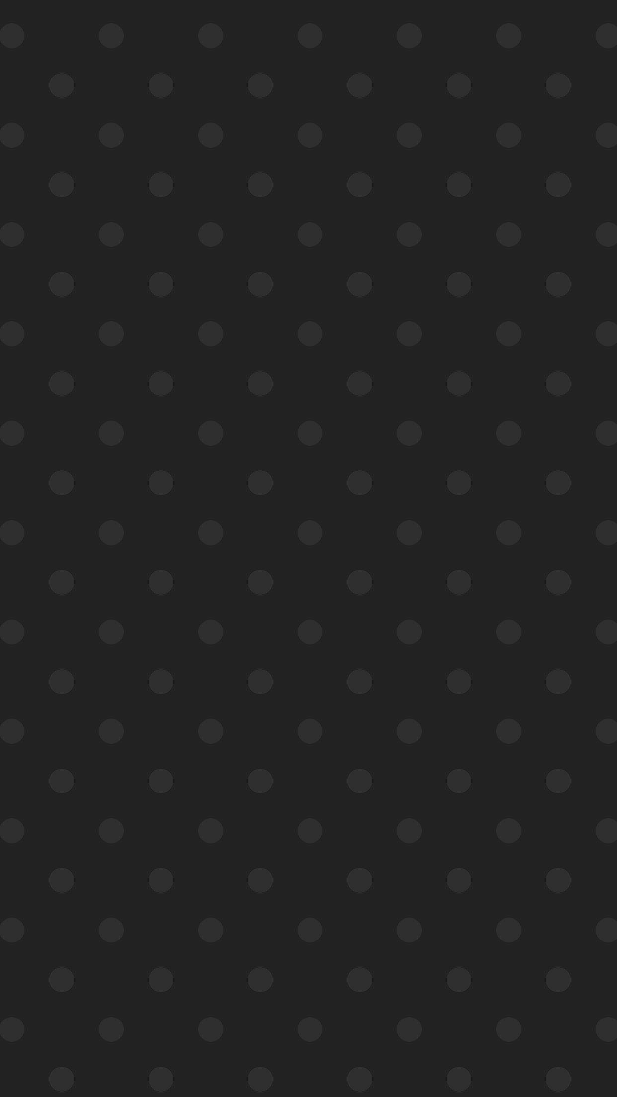 Itim na Tuldok iPhone Grayscale Wallpaper