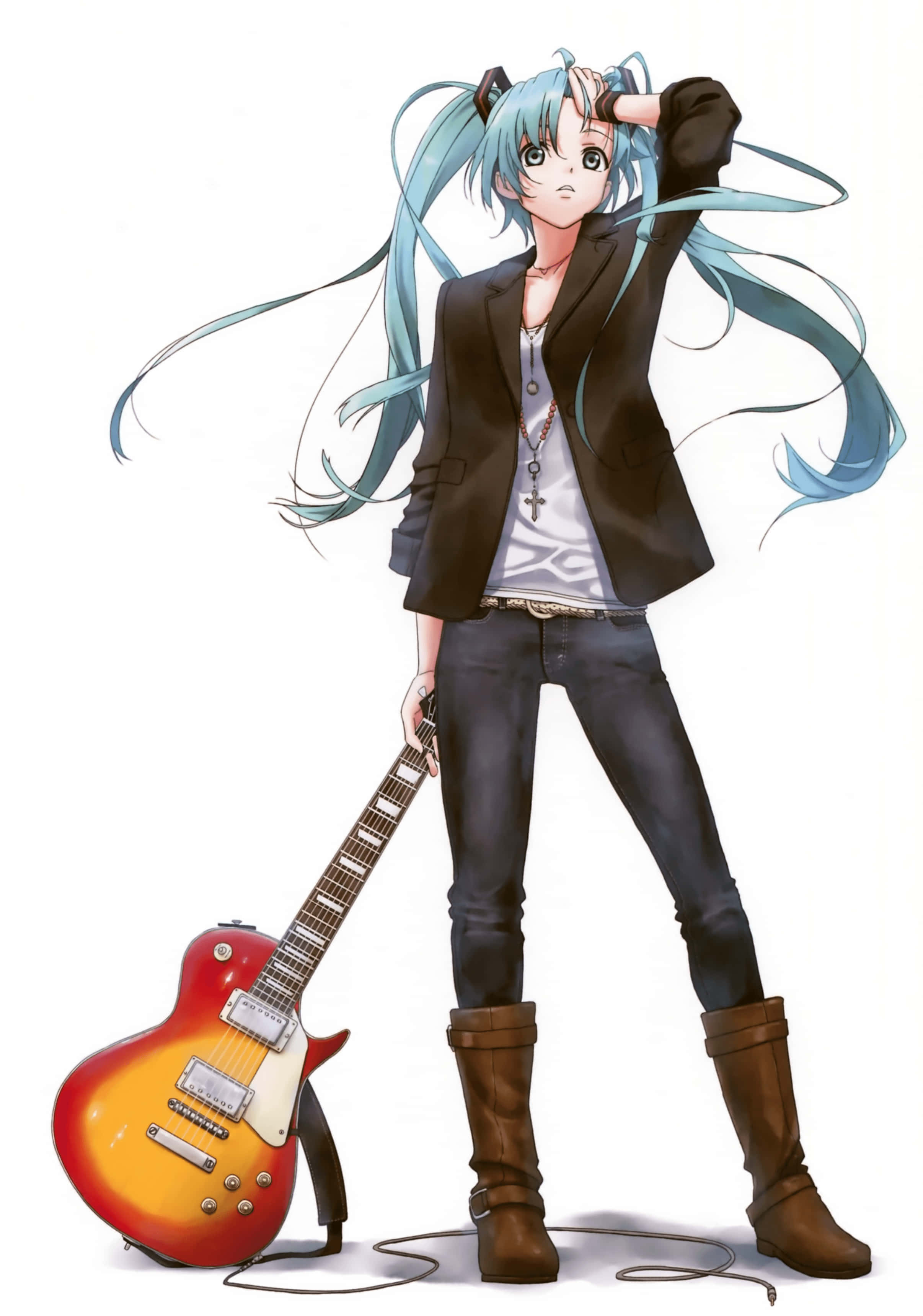 Itinatago niya ang kanyang pagkababae sa pamamagitan ng tomboy na anyo. Wallpaper