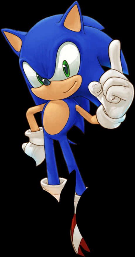 Itinuturo ni Sonic the Hedgehog Wallpaper