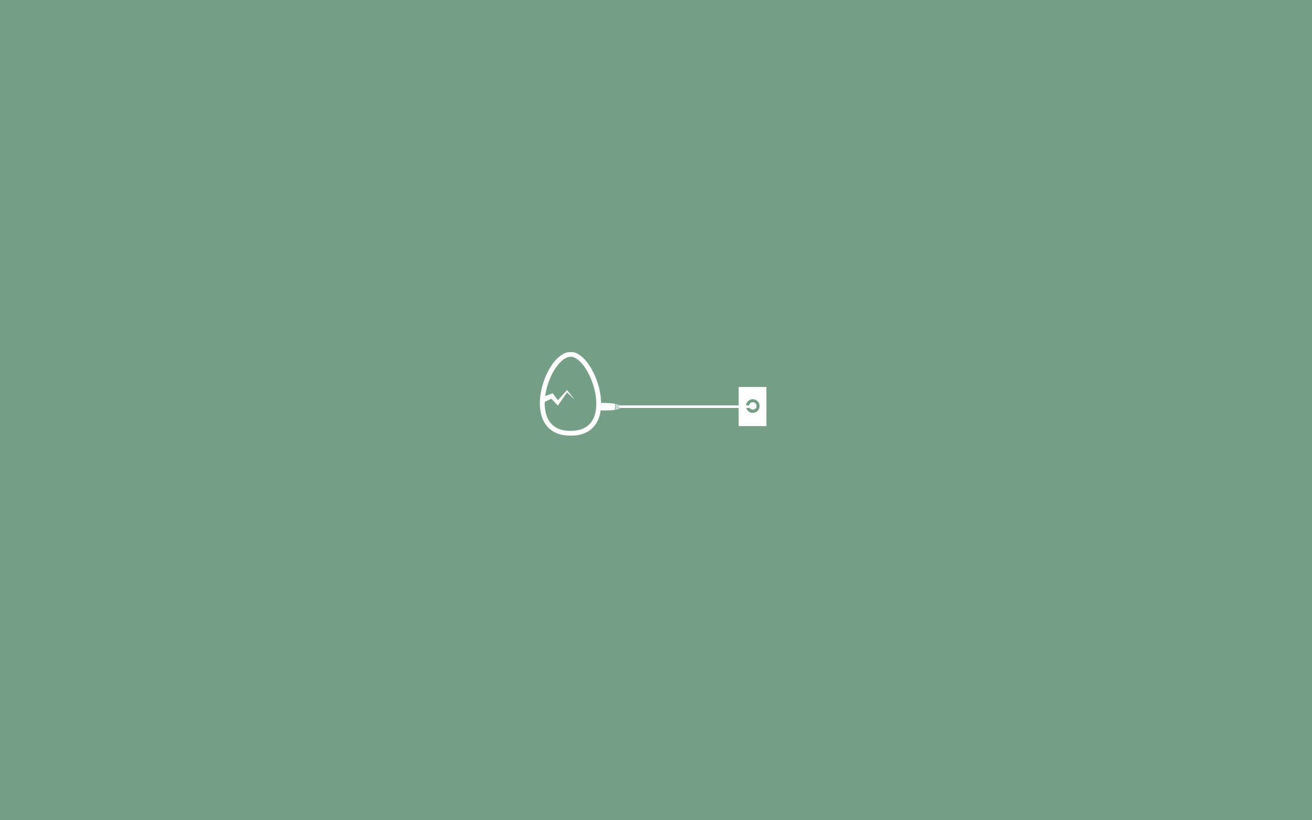 Itlog na Sage Green Aesthetic Wallpaper
