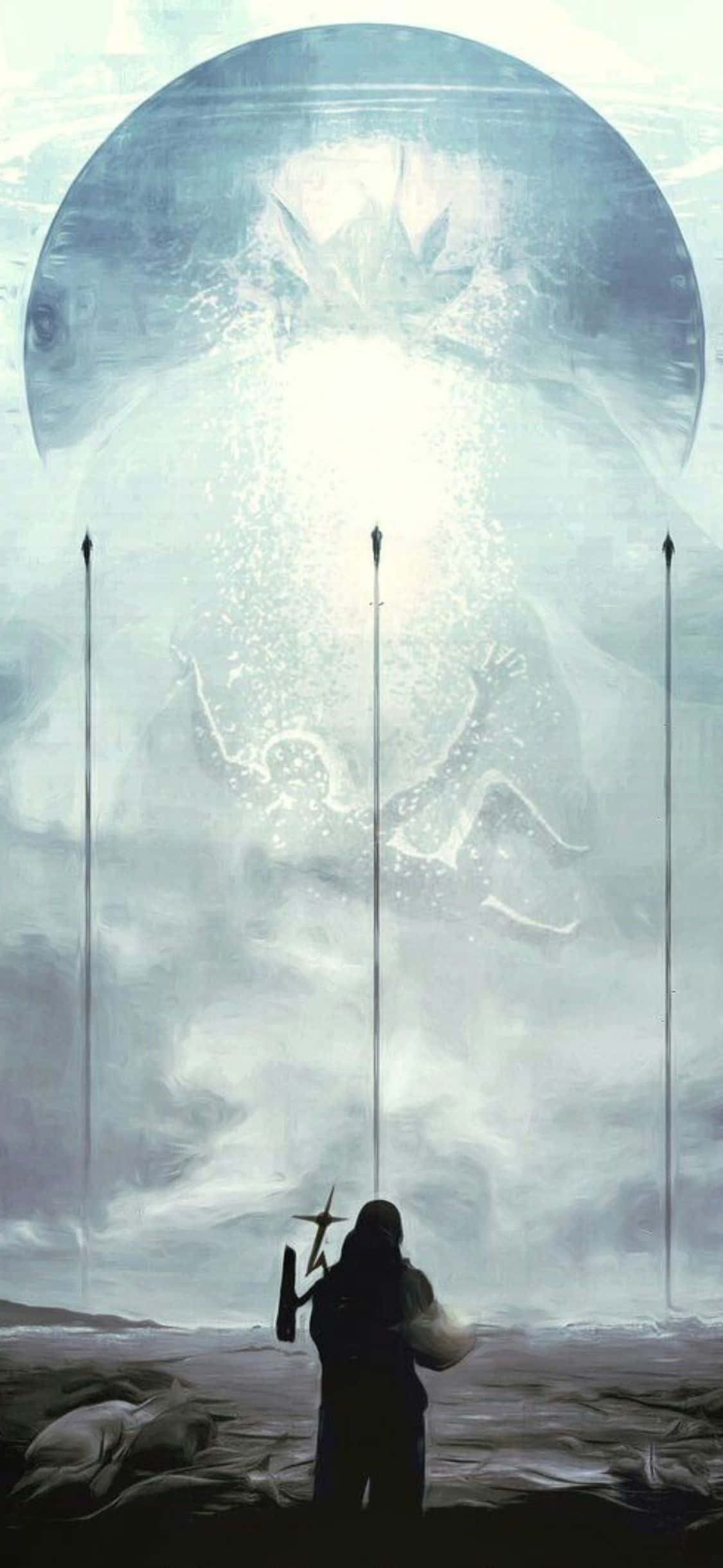 "Itulak ang mga hangganan gamit ang iPhone X at Death Stranding" Wallpaper