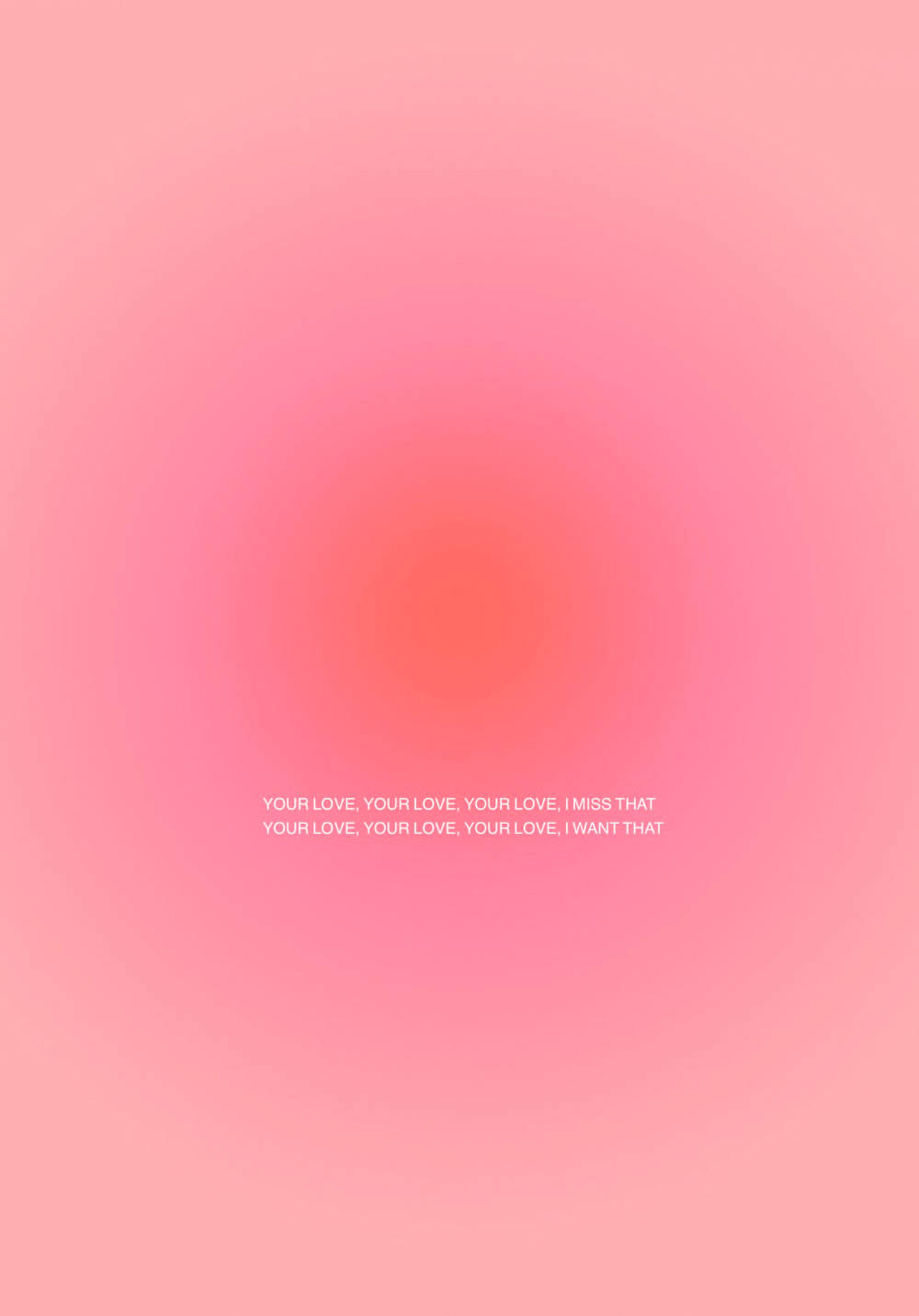 Iyong Pag-ibig Pink Aura Aesthetic Wallpaper