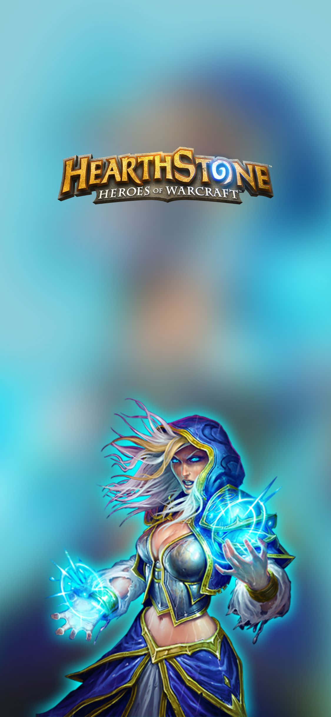 Jaina Proudmoore iPhone XS Hearthstone Background Wallpaper
