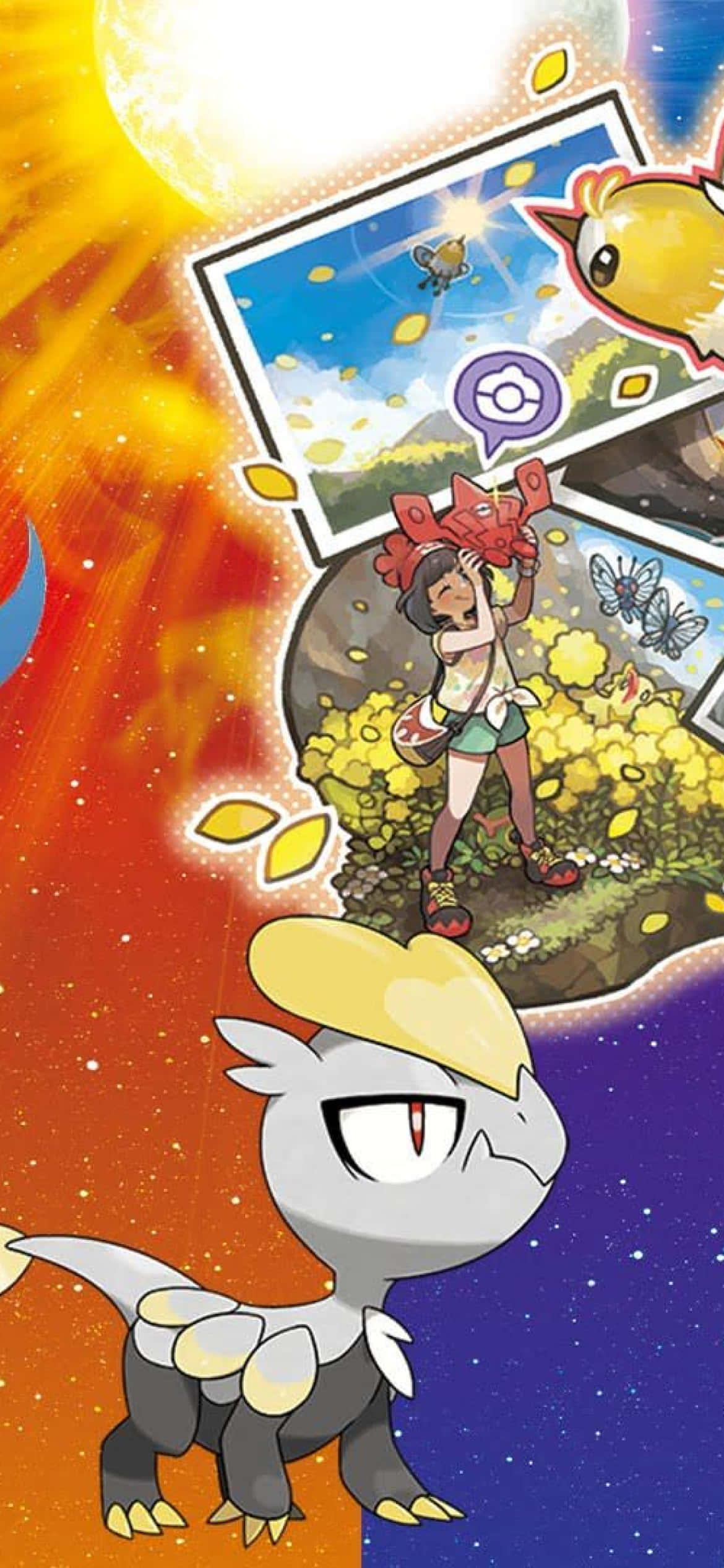 Jangmo-o Sa Pokemon Sun At Moon Wallpaper