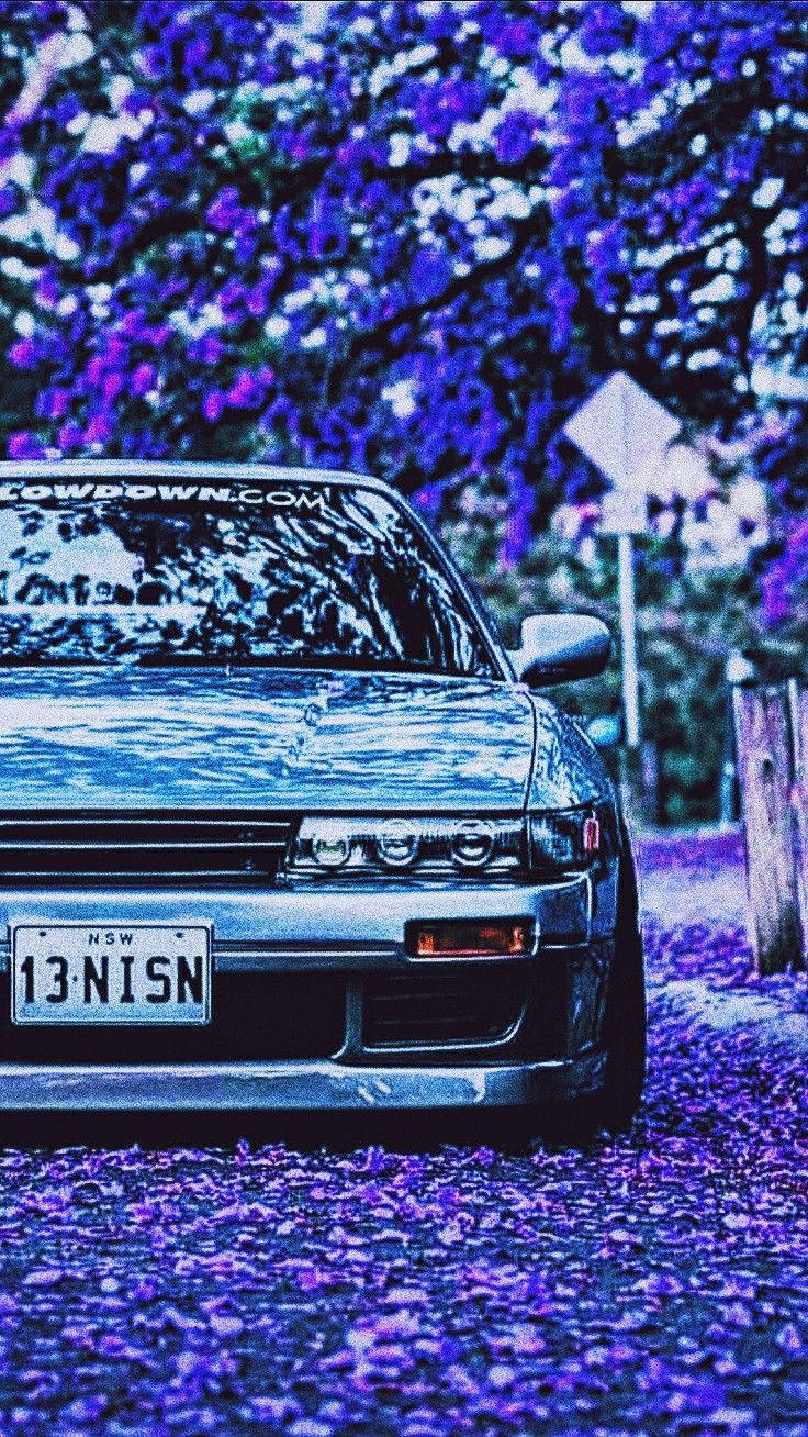 JDM Aesthetic na May mga Sakura Wallpaper