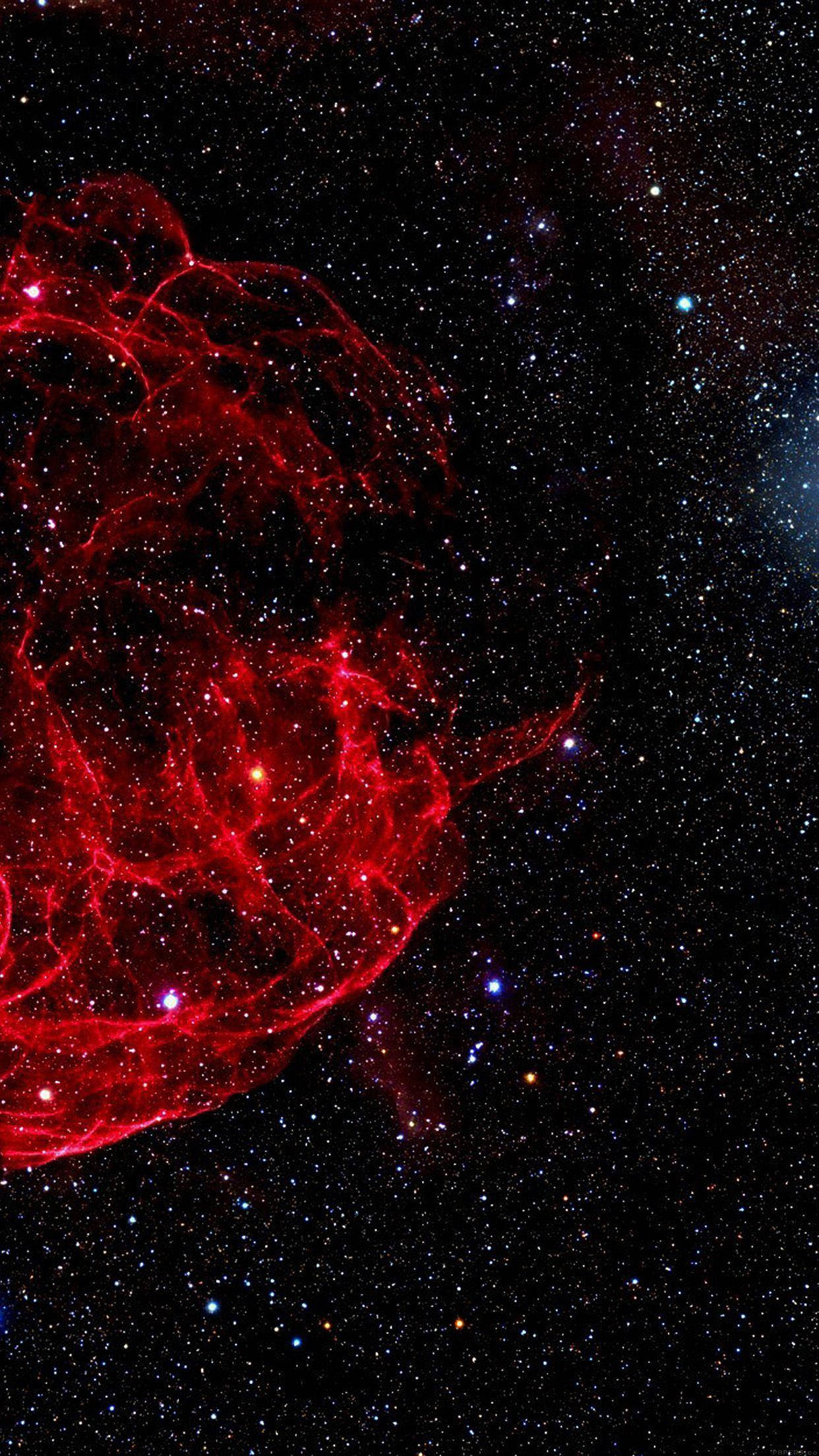 Jellyfish Nebula iPhone SE Wallpaper