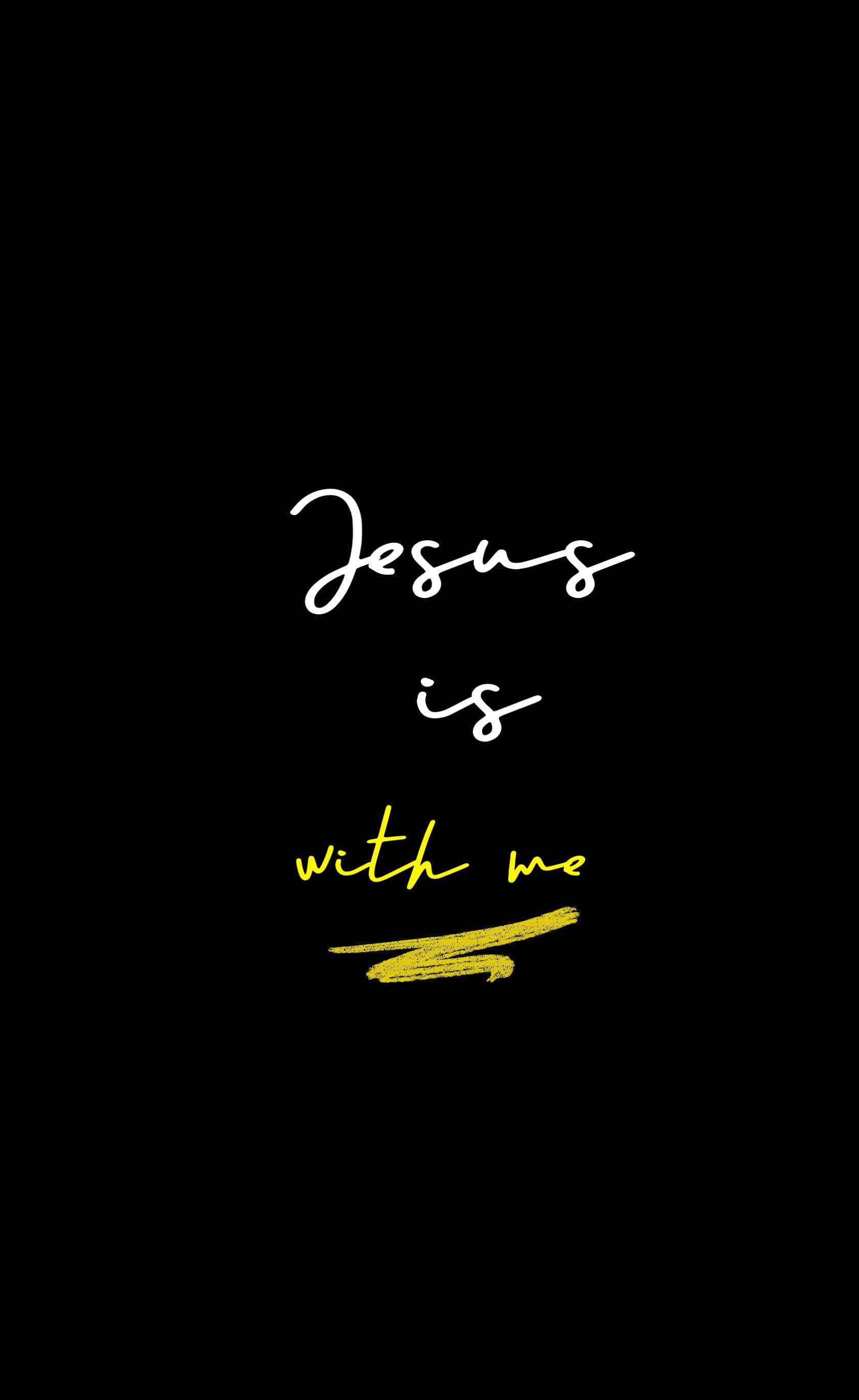 Jesus Kasama Ko Jesus 4K iPhone Wallpaper