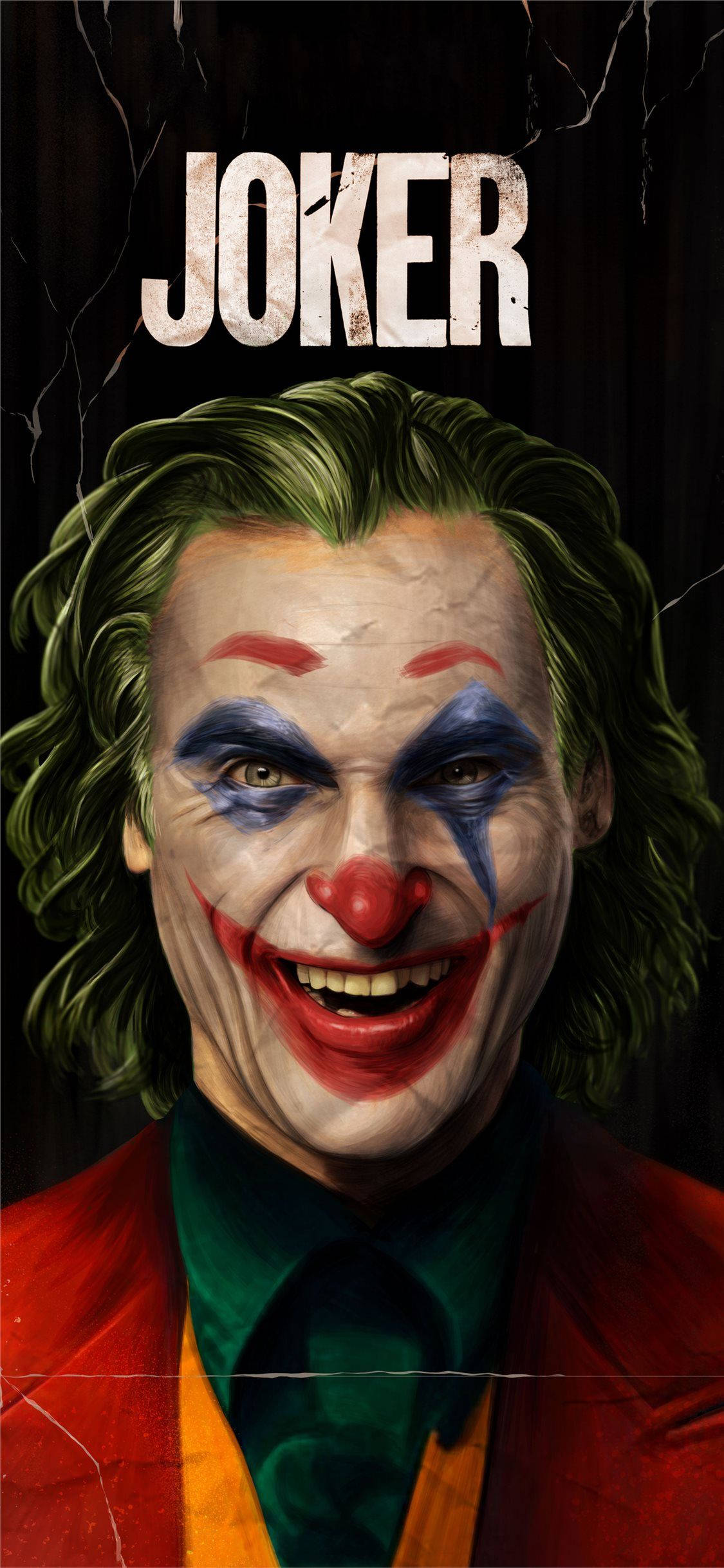 Joaquin Phoenix na Tumatawa Joker 2019 Wallpaper