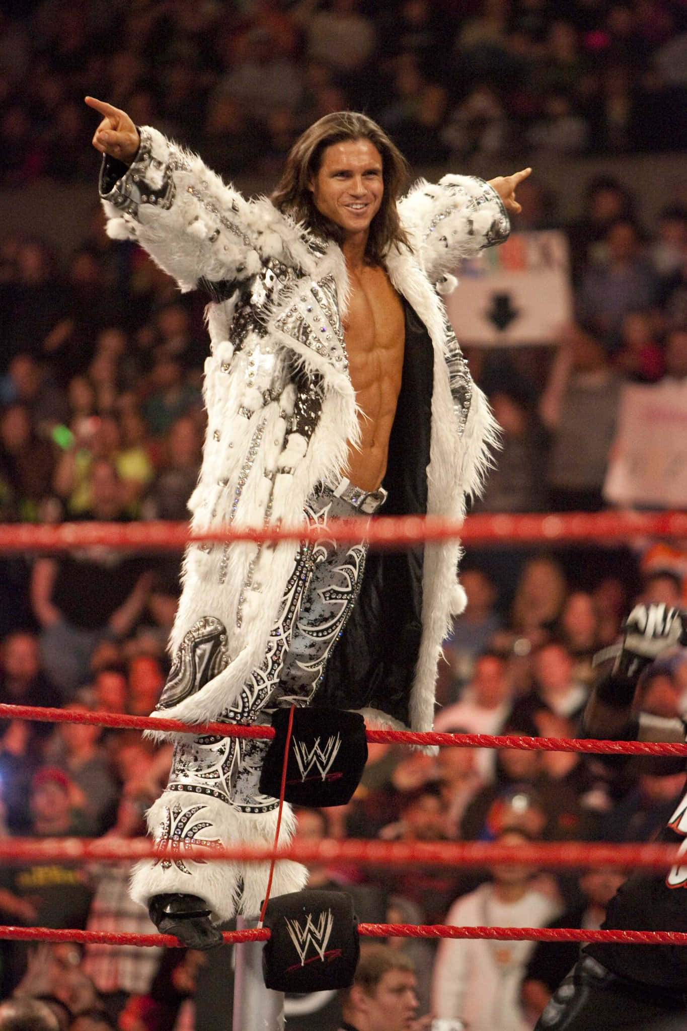 John Morrison Manlalaban WWE Ring Wallpaper