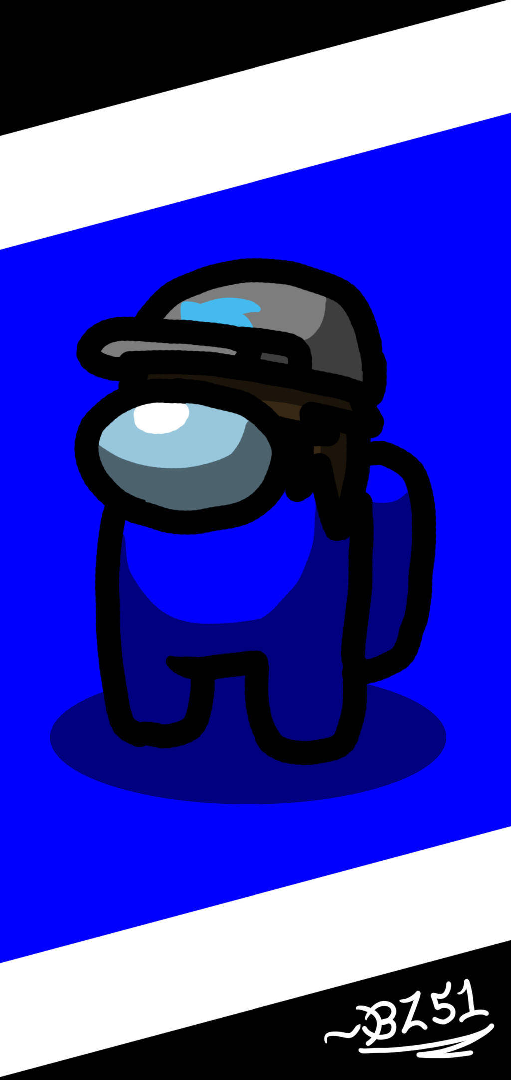 Sumali sa Blue Crew kasama ang Blue Among US Wallpaper