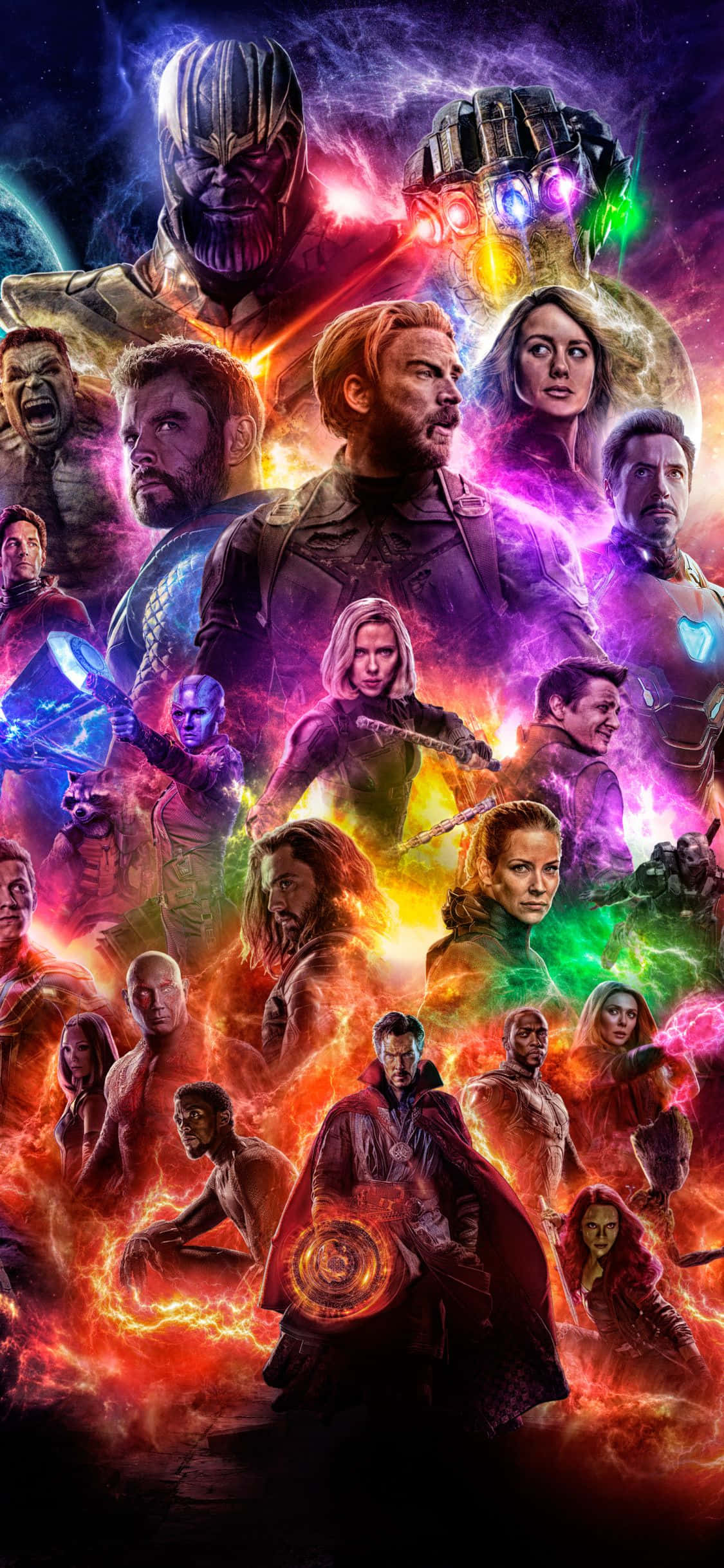 Sumali sa paglalakbay ng Marvel's Avengers gamit ang bagong iPhone Xs ng Apple Wallpaper