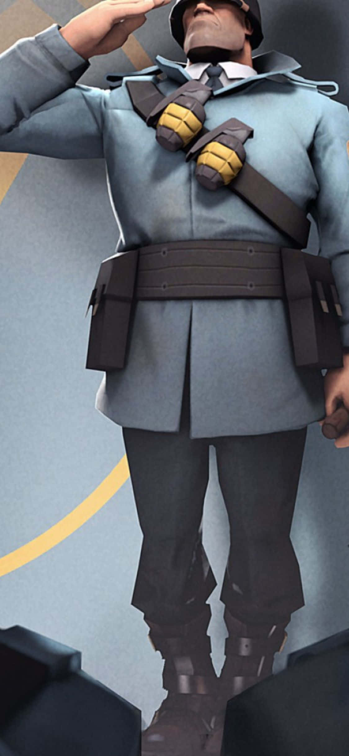 Join The Team Fortress 2 Community With The iPhone Xs Wallpaper