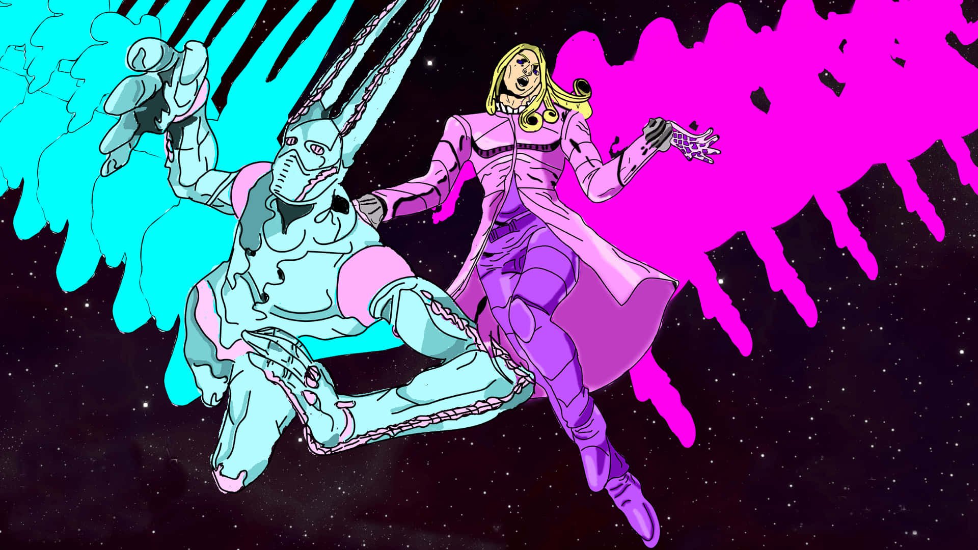 JoJo's Bizarre Adventure Manga Funny Valentine at D4C Wallpaper