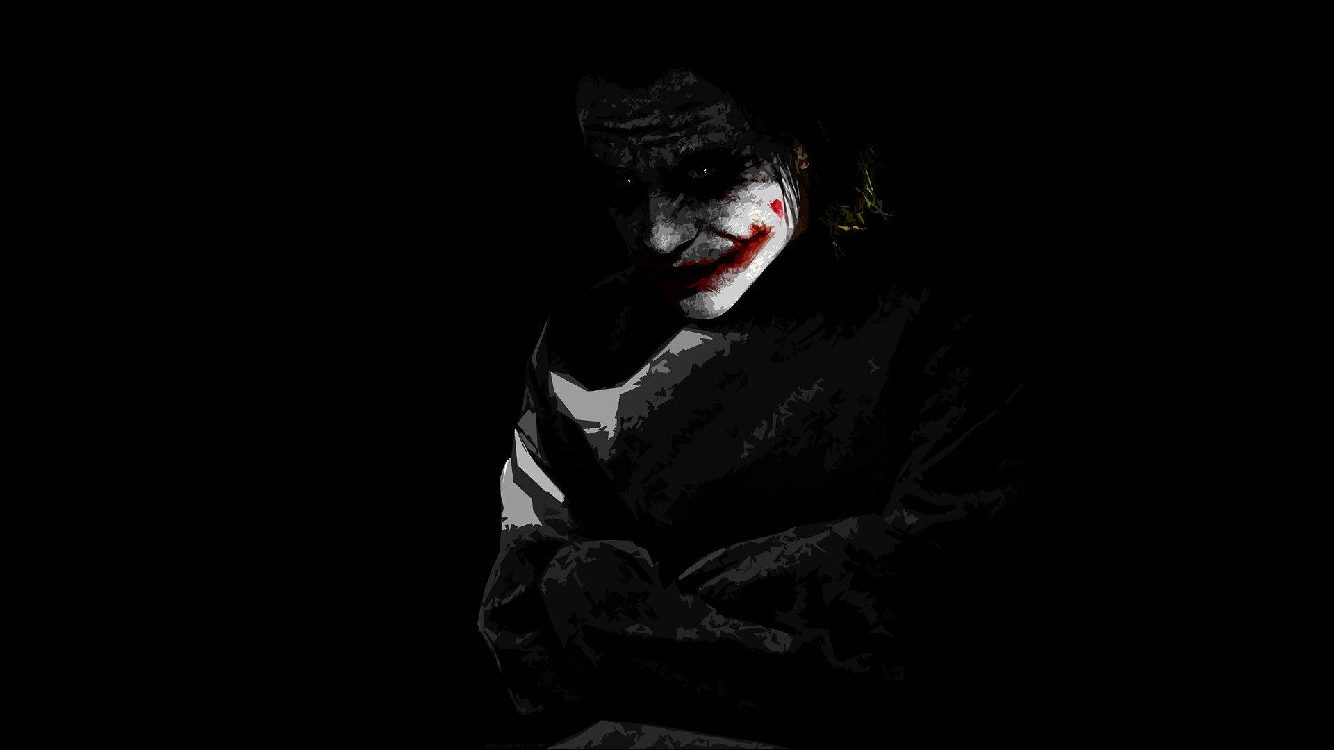 Joker na Nakasuot ng Straight Jacket Wallpaper