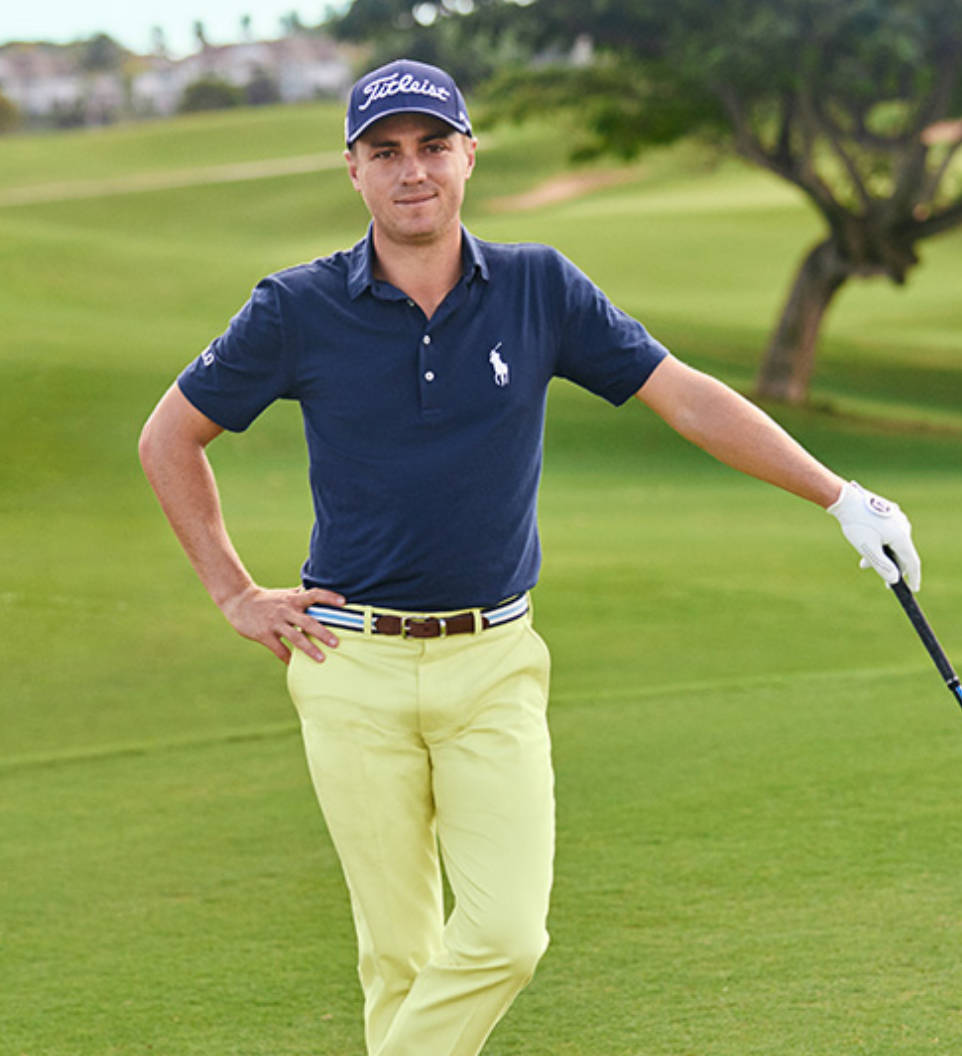 Justin Thomas Naka-dilaw na Pantalon Wallpaper