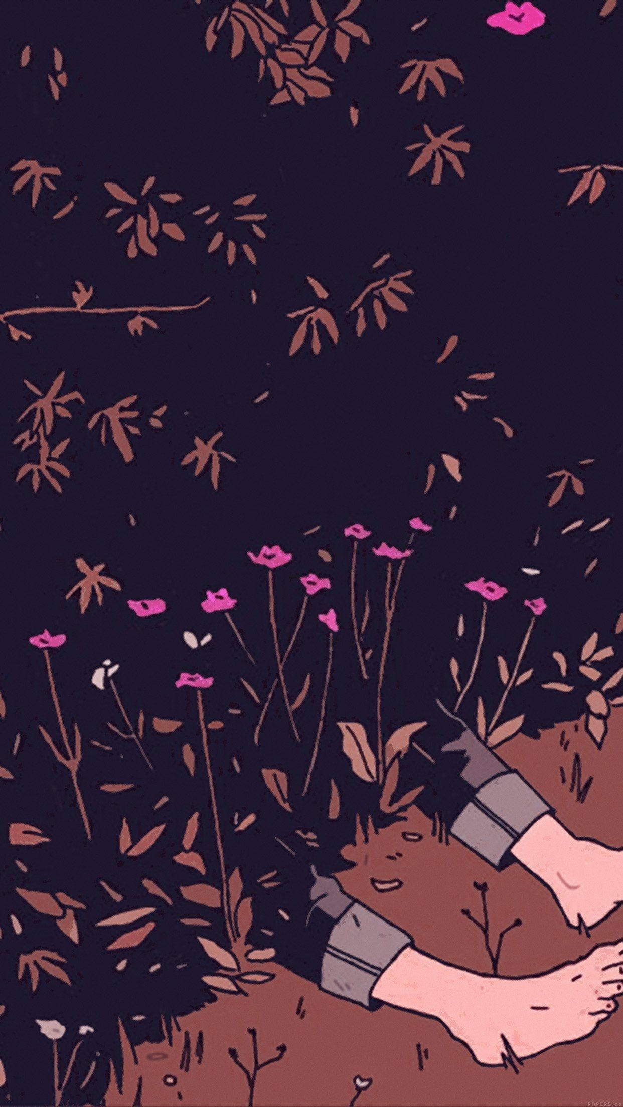 Kaakit-akit na Aesthetic: Ang Sining ng mga Bulaklak Wallpaper