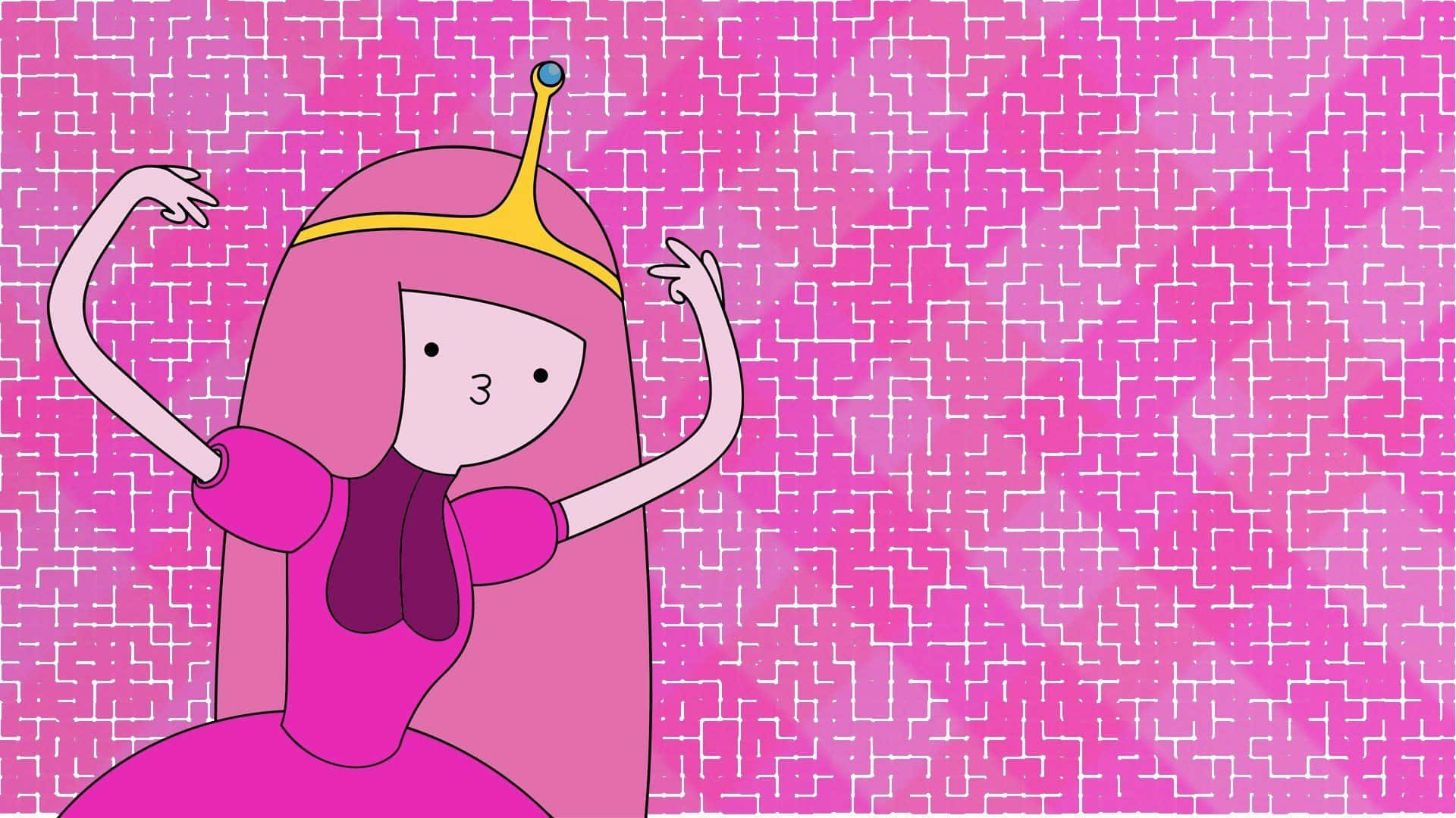 Kaakit-akit na Pink na Kawaii Background Wallpaper