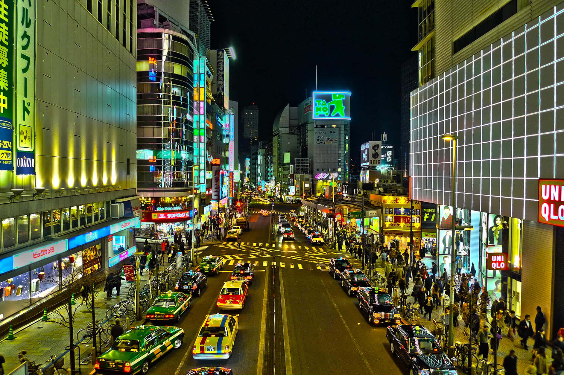 Kadakilaan ng Tokyo sa Gabi Wallpaper