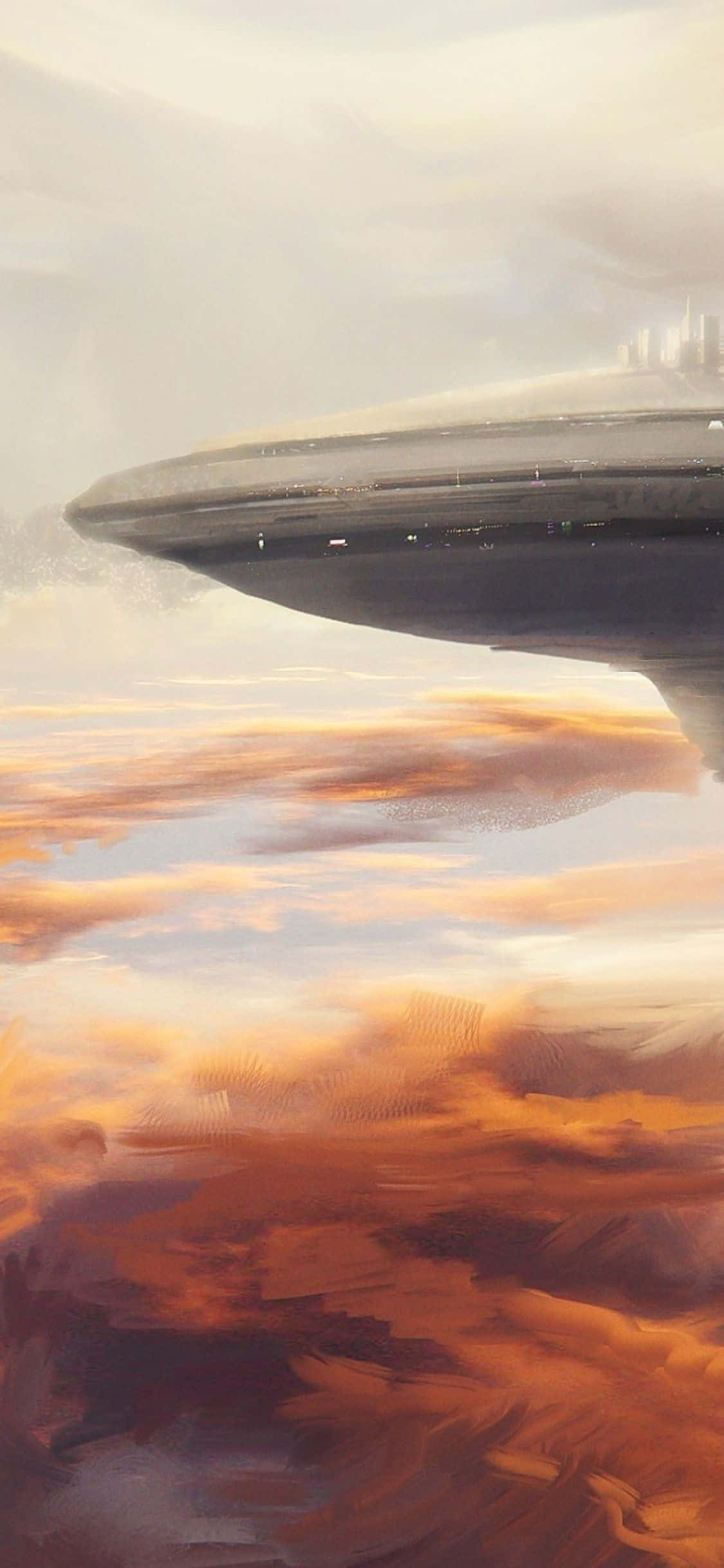 Kagandahan ng Bespin na may mga Ulap sa Itaas Wallpaper
