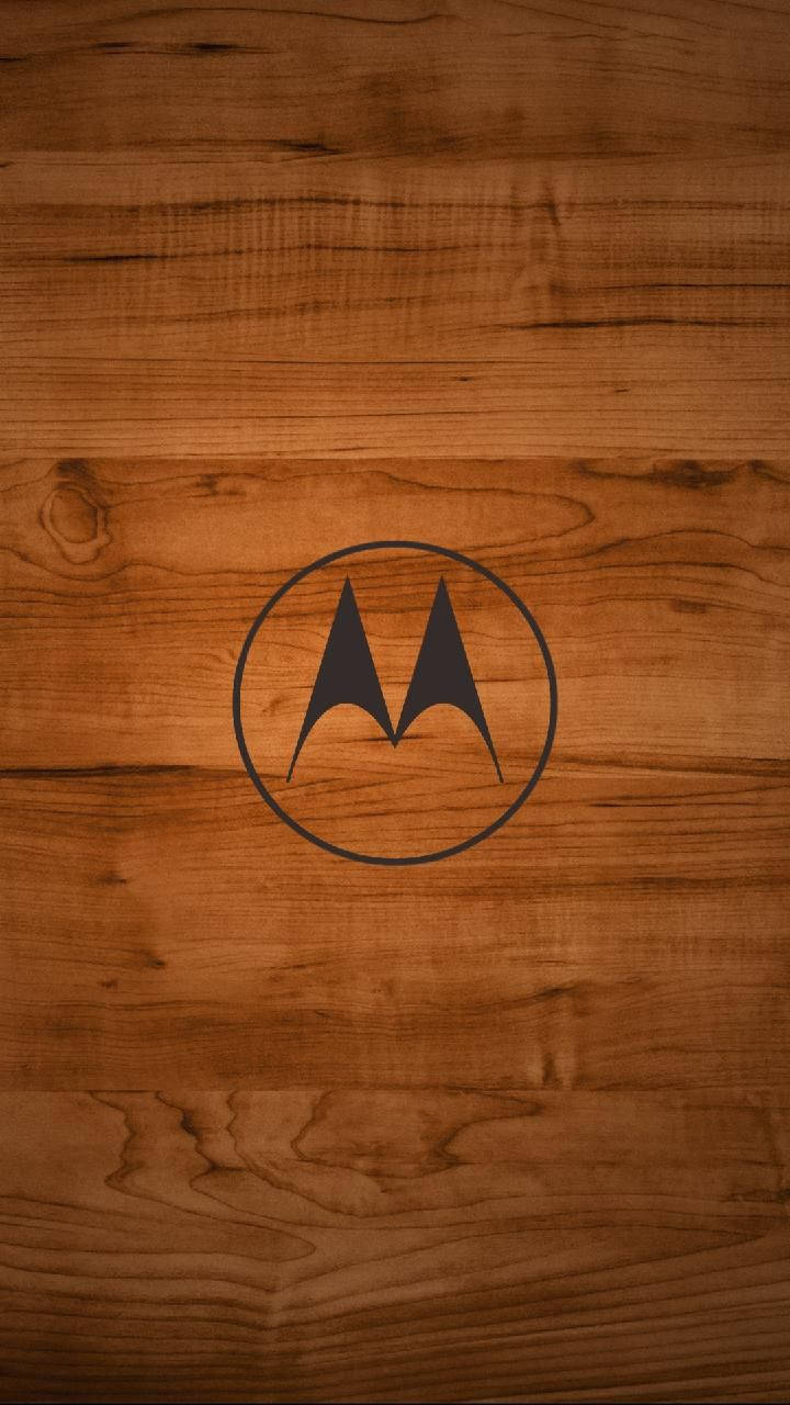Kahoy na Logo ng Motorola Wallpaper