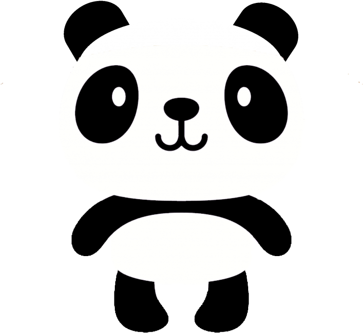 Kaibig-ibig na Cartoon Panda Wallpaper