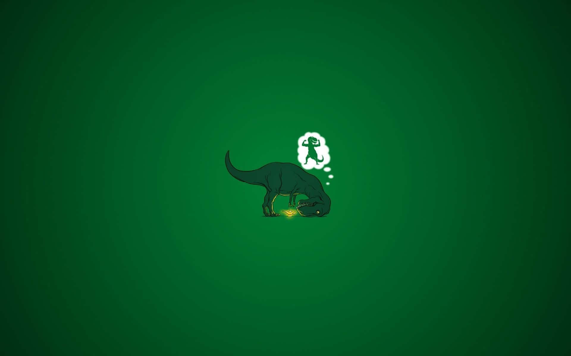 Kaibig-ibig na Dinosaur na Naggalugad sa Kalikasan Wallpaper