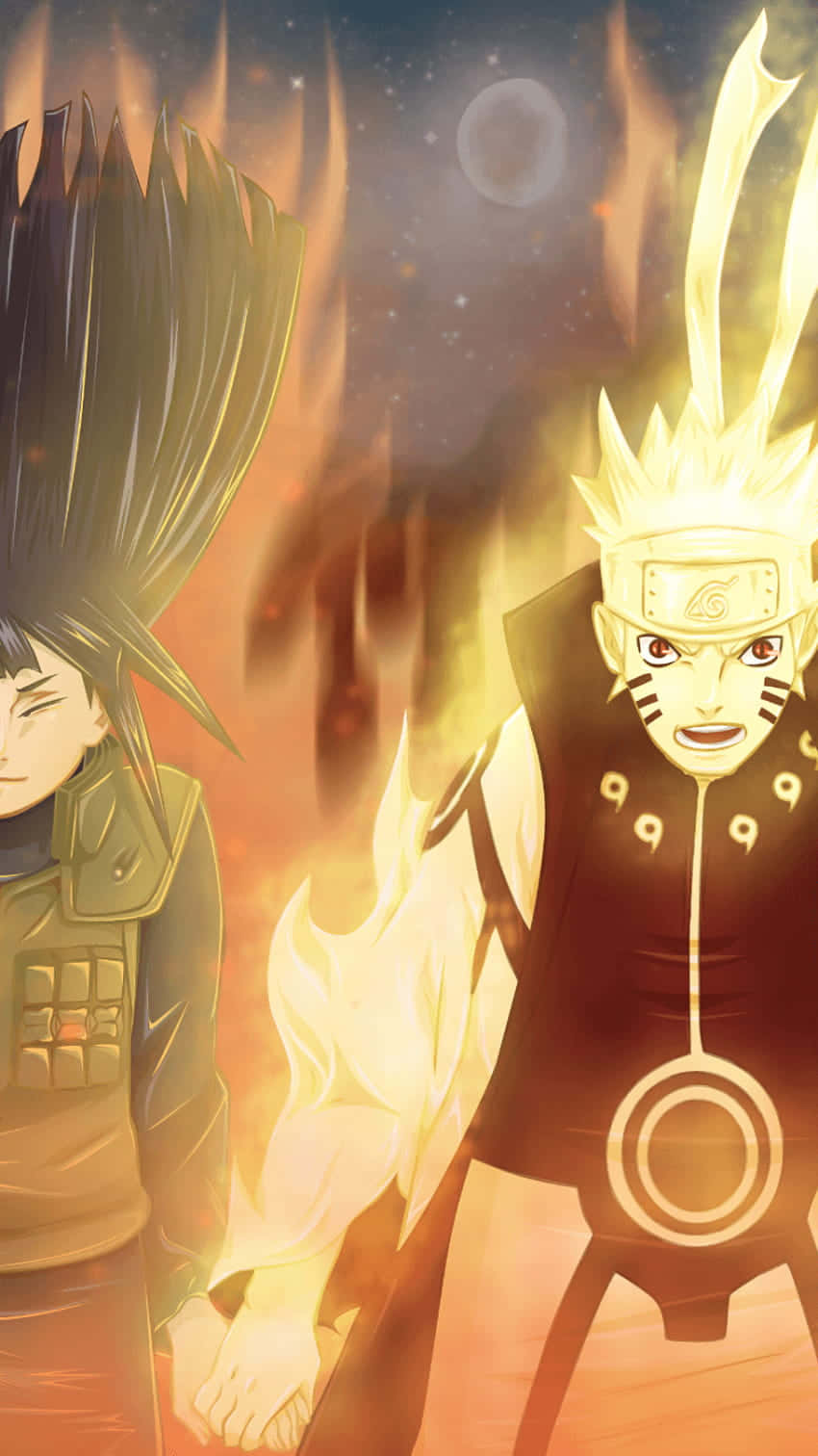 Kaibig-ibig na Kapangyarihan nina Naruto at Hinata Wallpaper