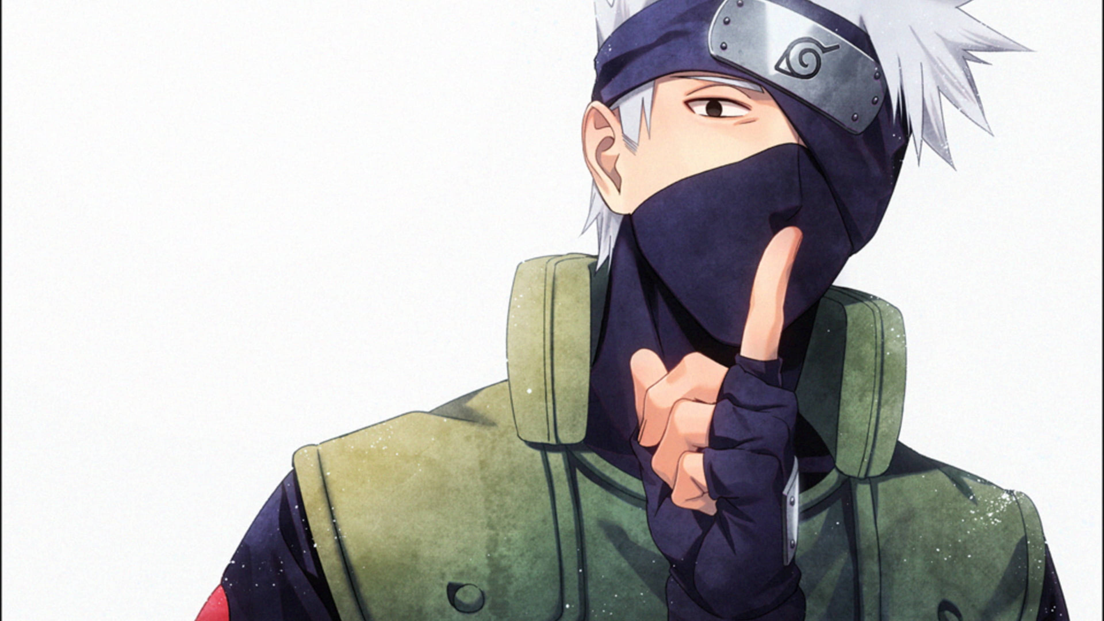 Kakashi 4K Humihingi ng Tahimik Wallpaper