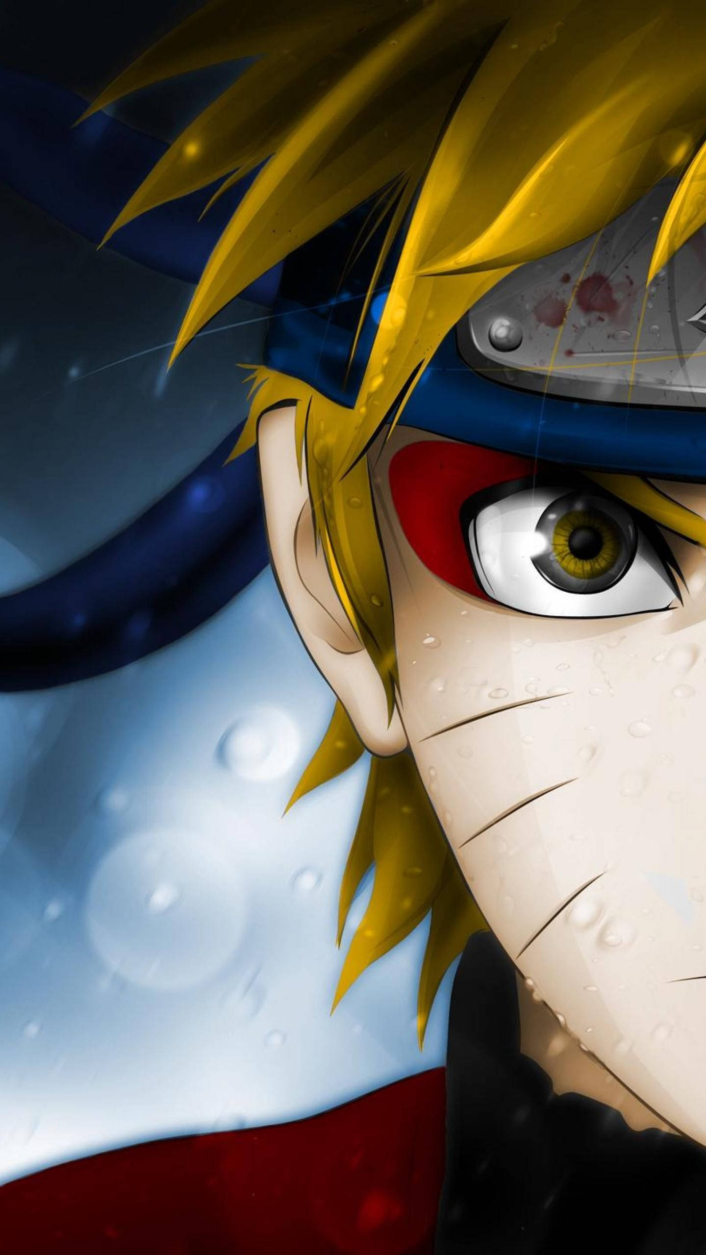 Kalahating Mukha ni Naruto Mobile 4K Wallpaper