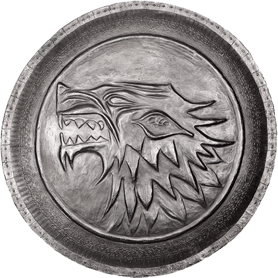 Kalasag ng House Stark na may Sagisag mula sa Game of Thrones Wallpaper