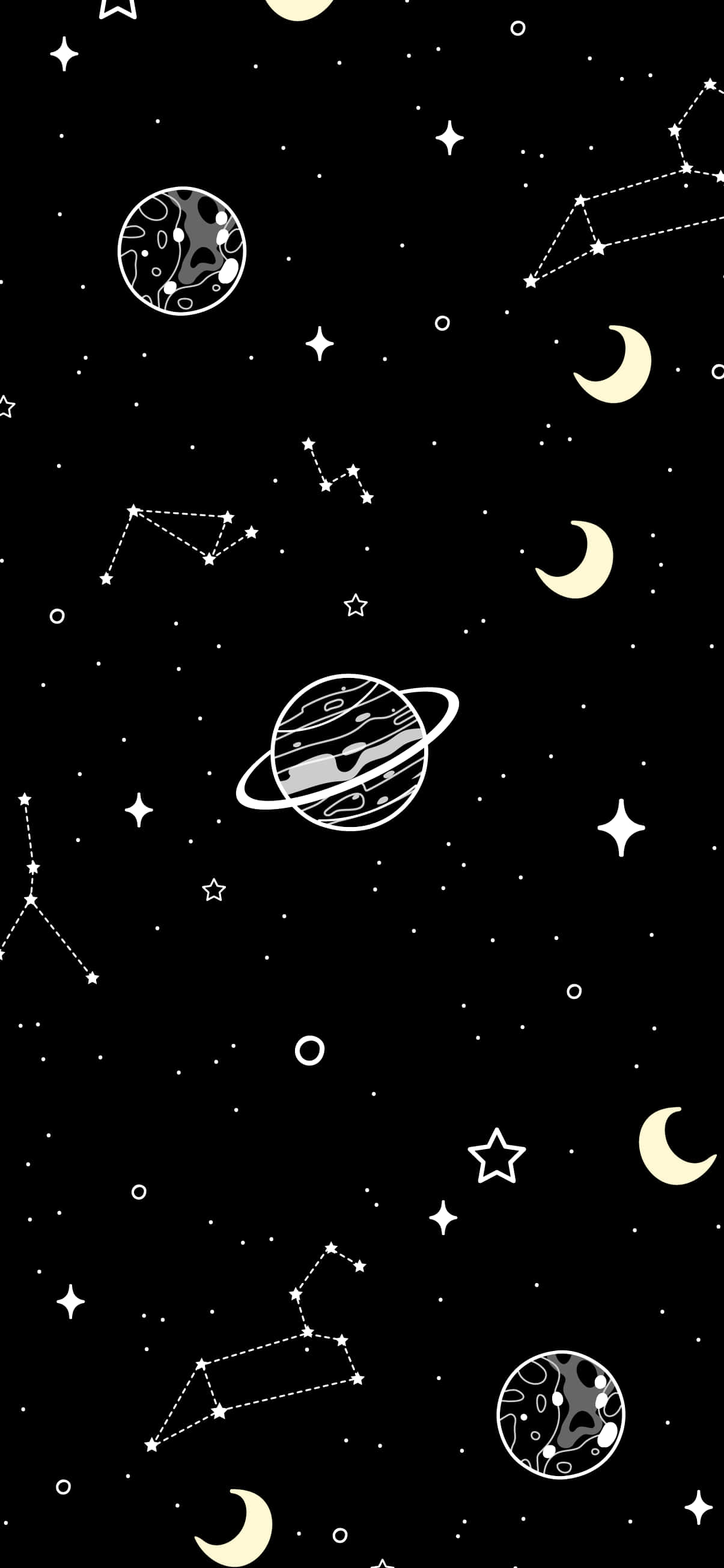 Kalawakan Pixel 3XL AMOLED Background Wallpaper