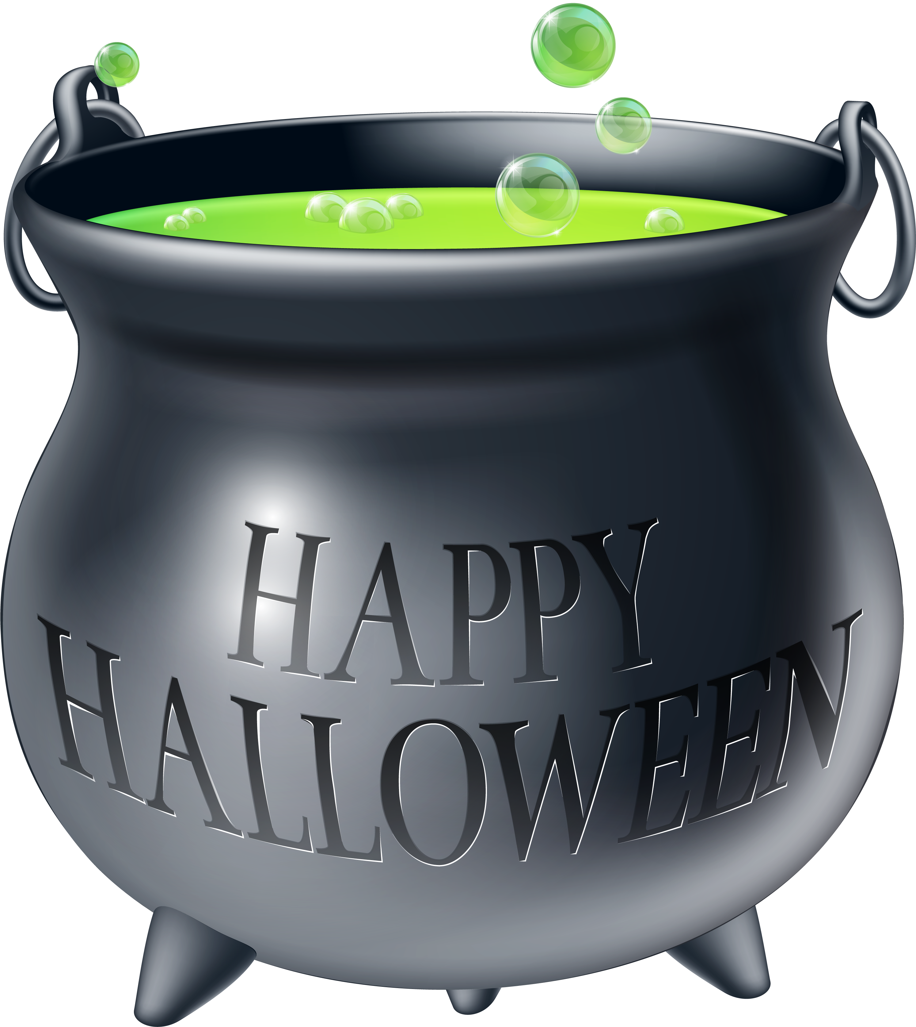 Kaldero ng Halloween na Kumukulong Berdeng Gayuma Wallpaper