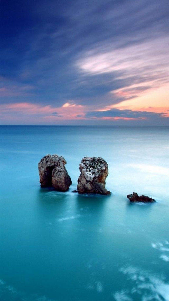 Kalikasan ng Rock Islands para sa iPhone Wallpaper