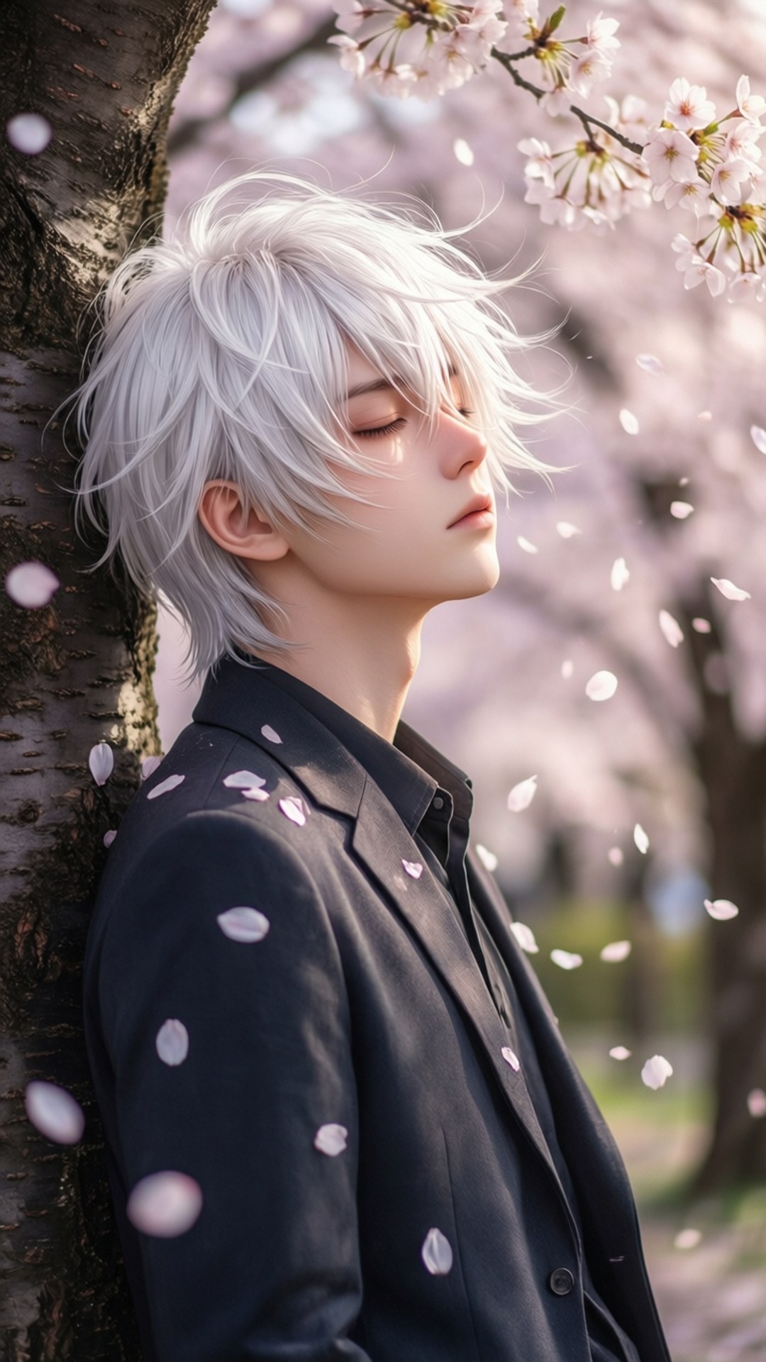 Kalungkutan ng Cherry Blossom Wallpaper