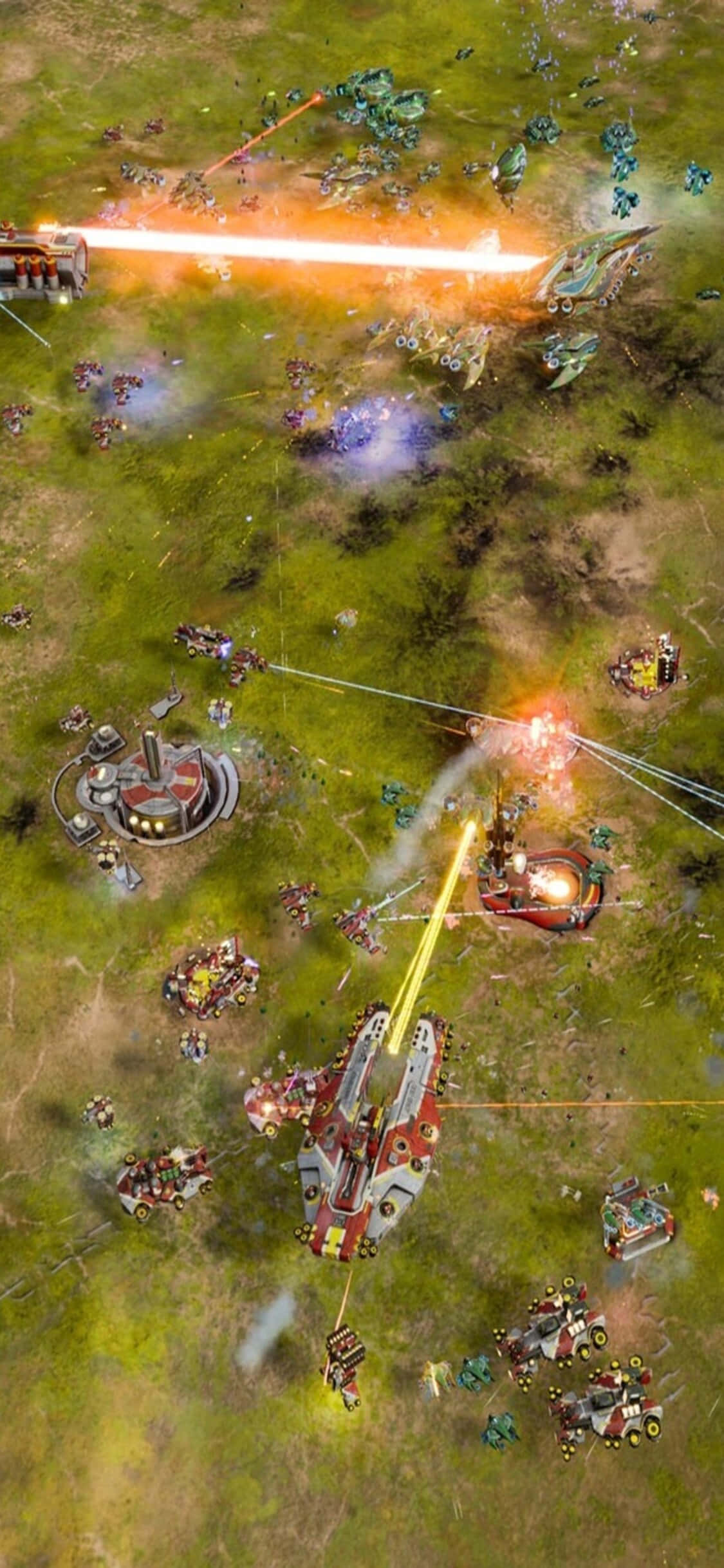 Hindi Kapaniwala Sci-Fi na Tanawin ng Ashes Of The Singularity Wallpaper