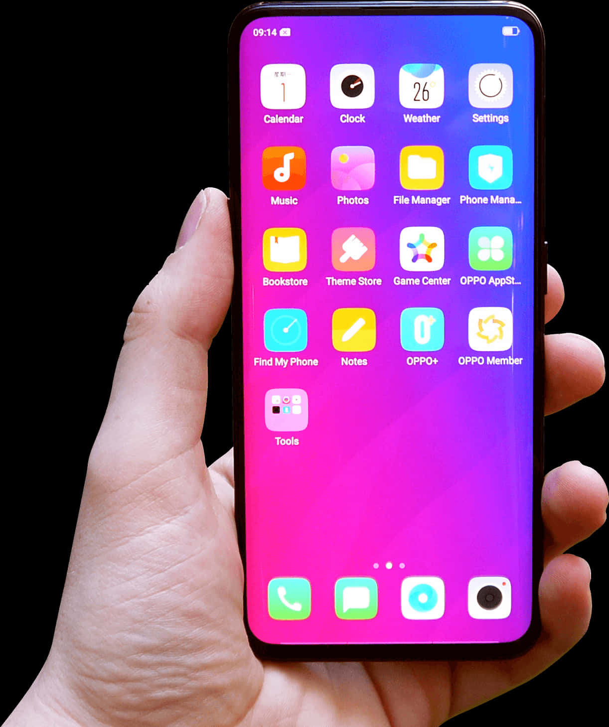 Kamay na May Hawak na Smartphone Wallpaper