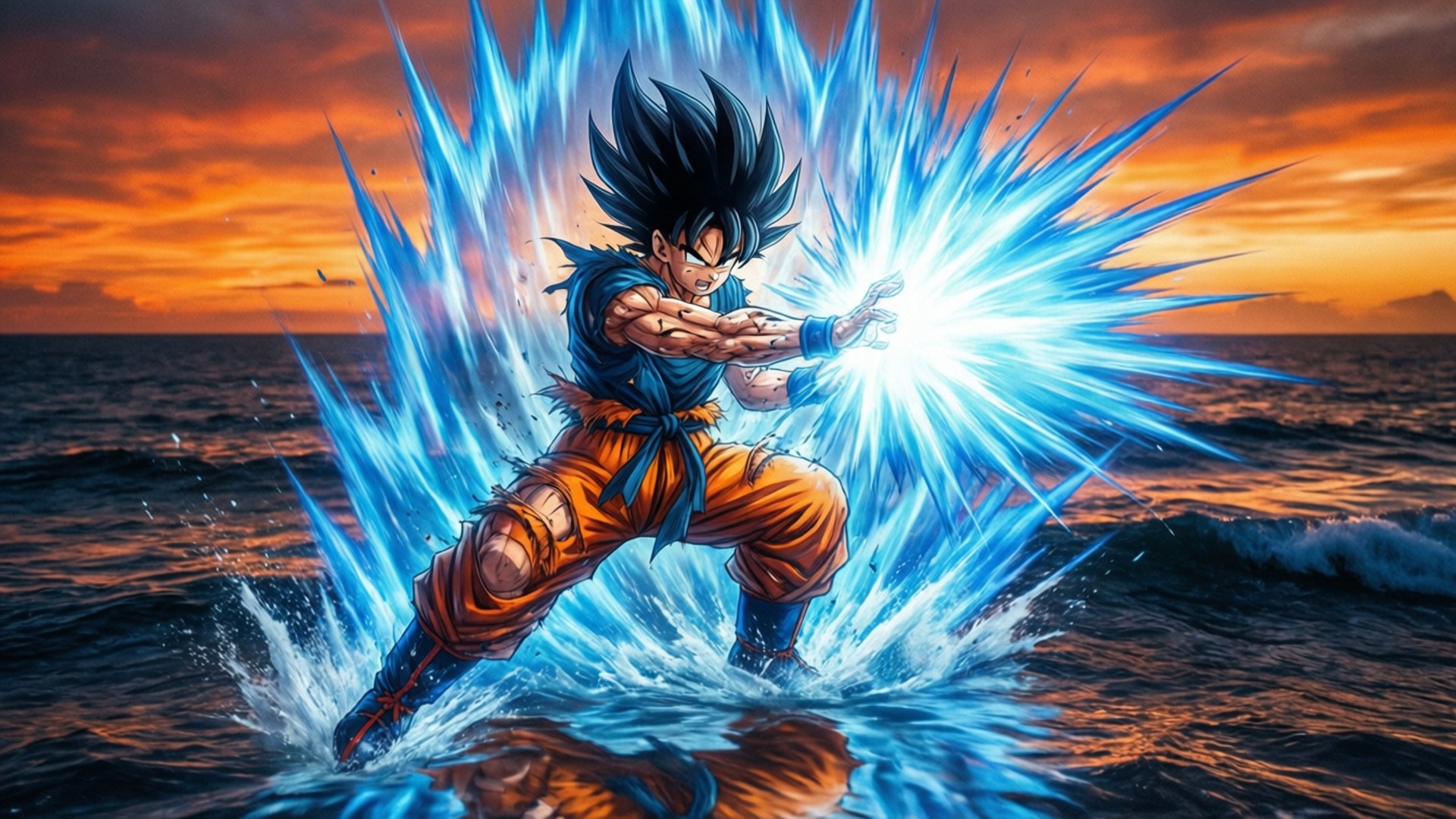 Kamehameha sa Paglubog ng Araw Wallpaper