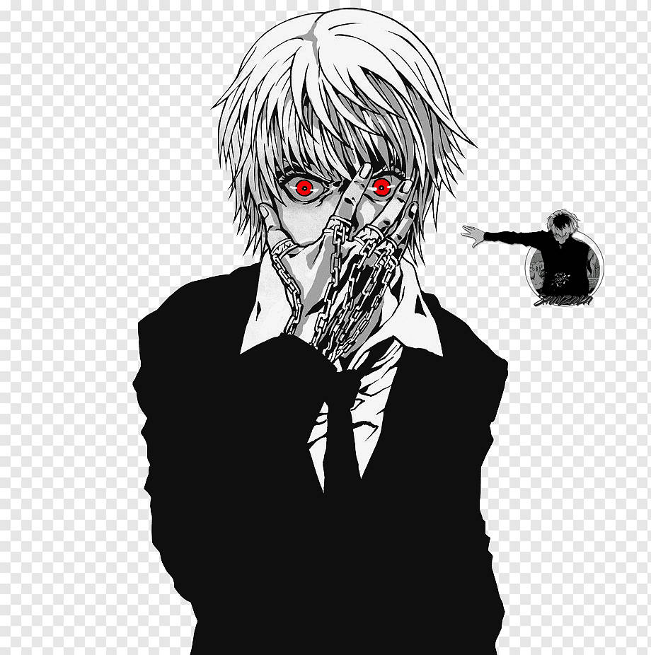 Kaneki na Naka-Suit Manga PFP Wallpaper